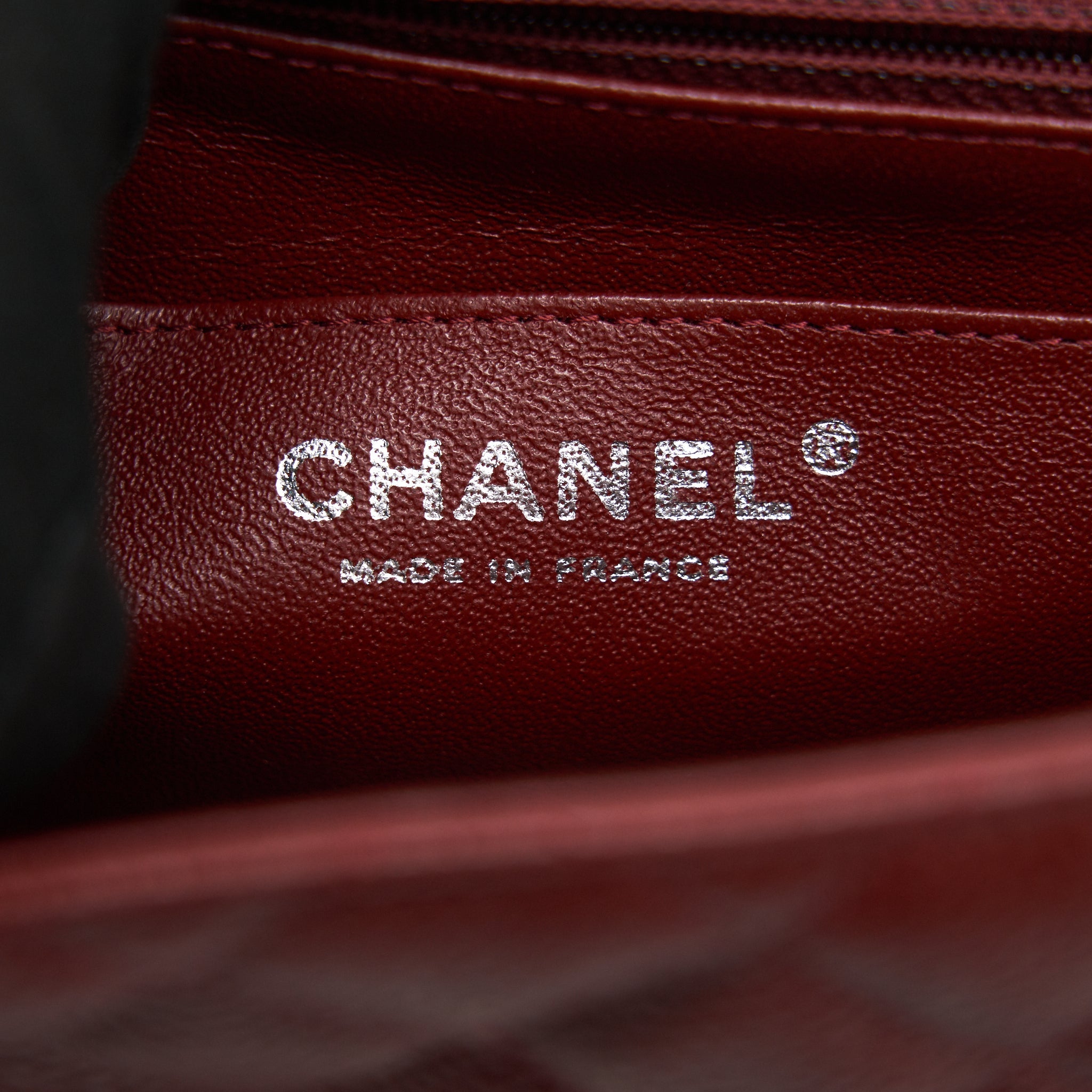 CHANEL MINI SQUARE CARVIAR RED SHW