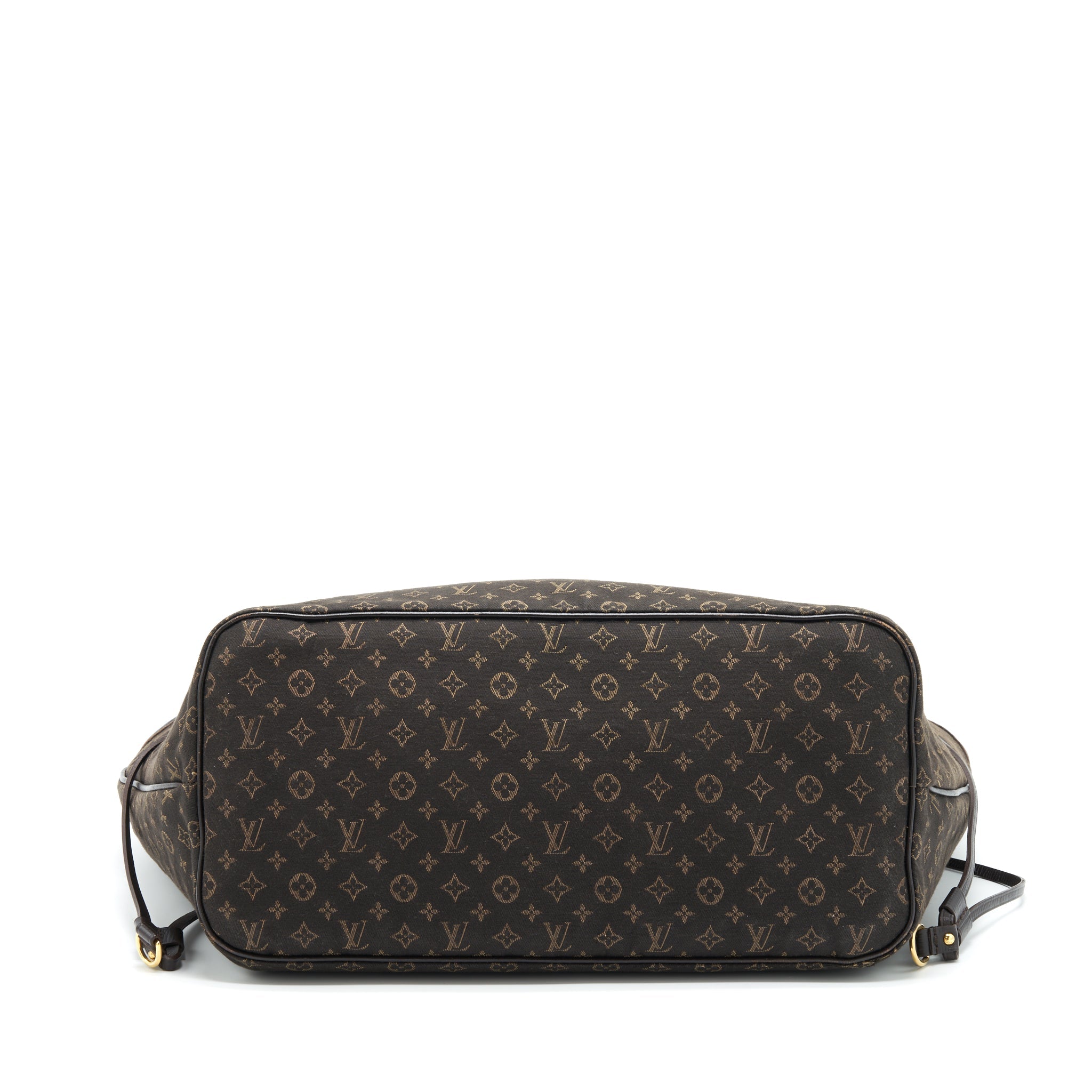 LOUIS VUITTON NEVERFULL MM MONOGRAM FABRIC DARK BROWN GHW