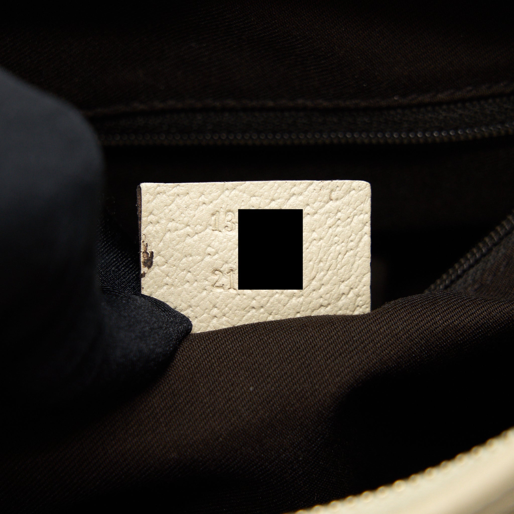 GUCCI ABBEY CANVAS LEATHER SHOULDER BAG