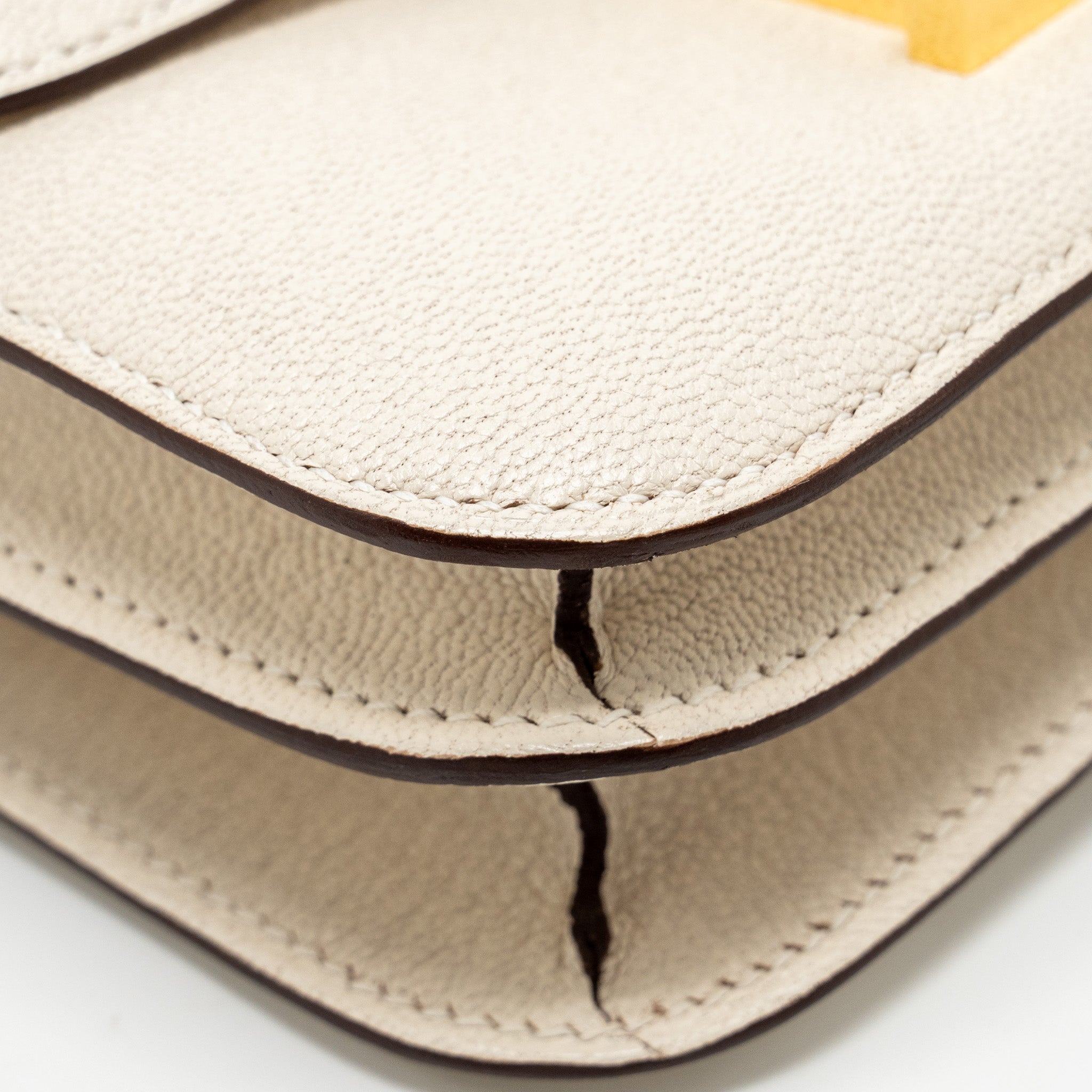 HERMES MINI CONSTANCE CHÈVRE MYSORE NATA GHW