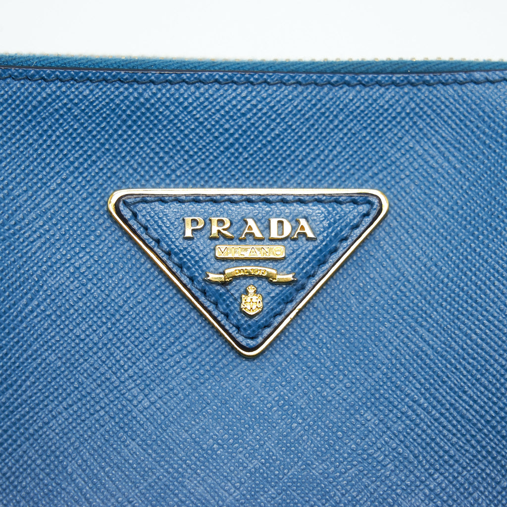 PRADA SAFFIANO TOTE BAG BLUE & NAVY