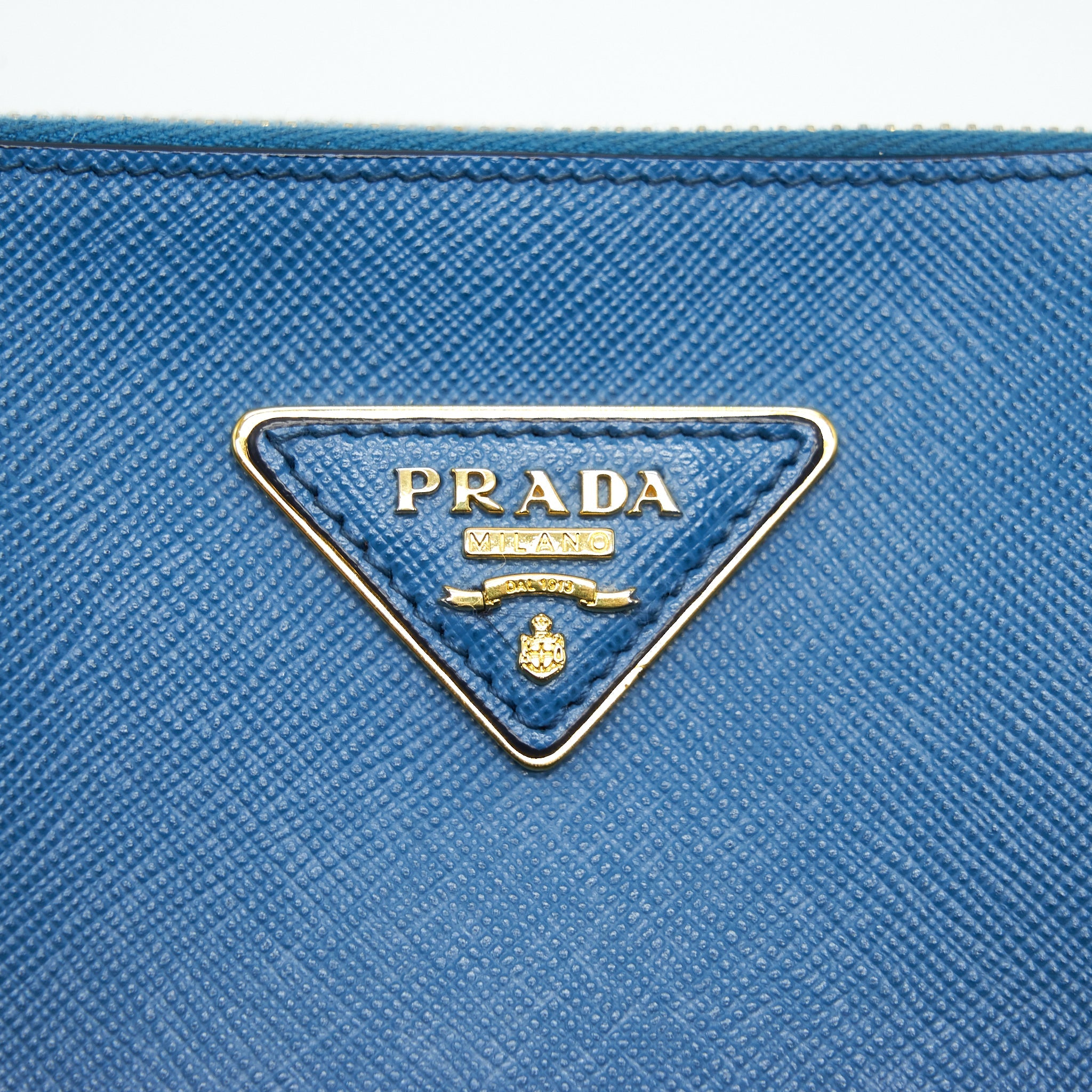 PRADA SAFFIANO TOTE BAG BLUE & NAVY