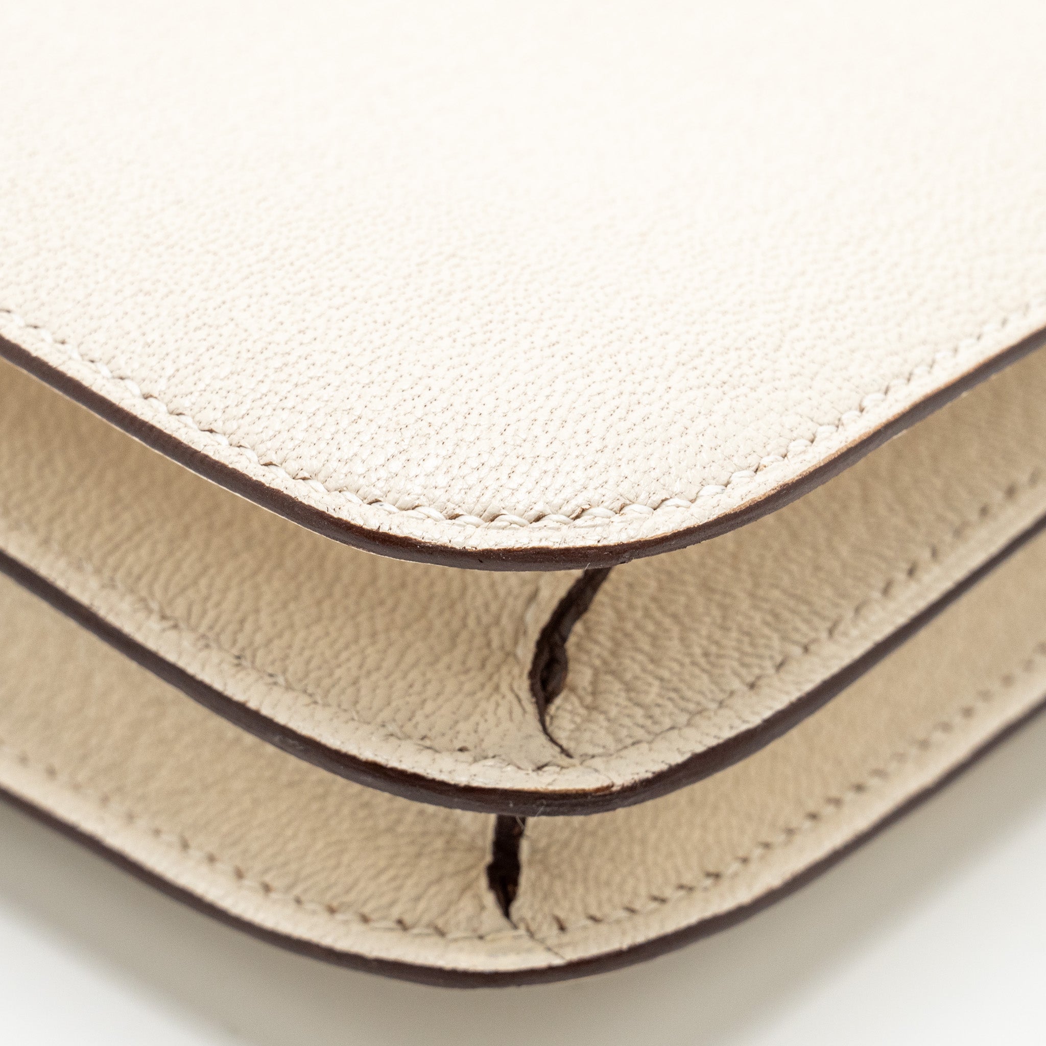 HERMES MINI CONSTANCE CHÈVRE MYSORE NATA GHW