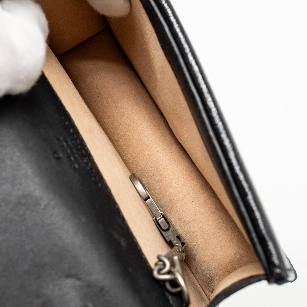 GUCCI DIONYSUS SUPER MINI BAG VELVET DARK BLUE SHW
