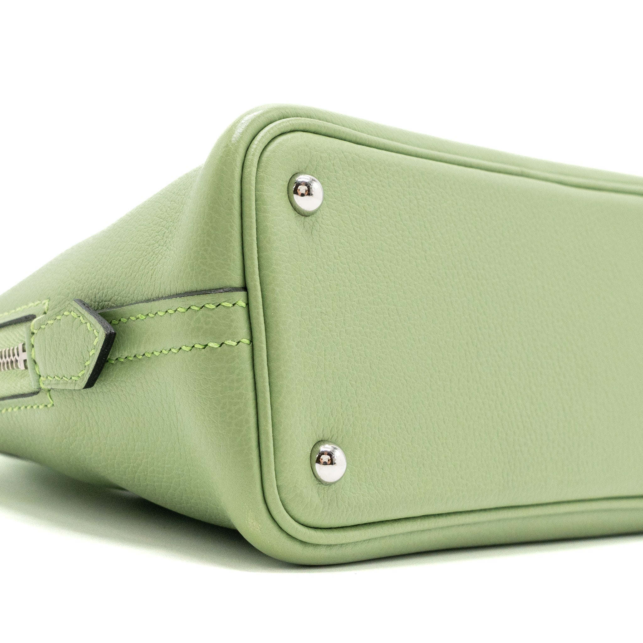 HERMES MINI BOLIDE EVERCOLOR VERT CRIQUET SHW