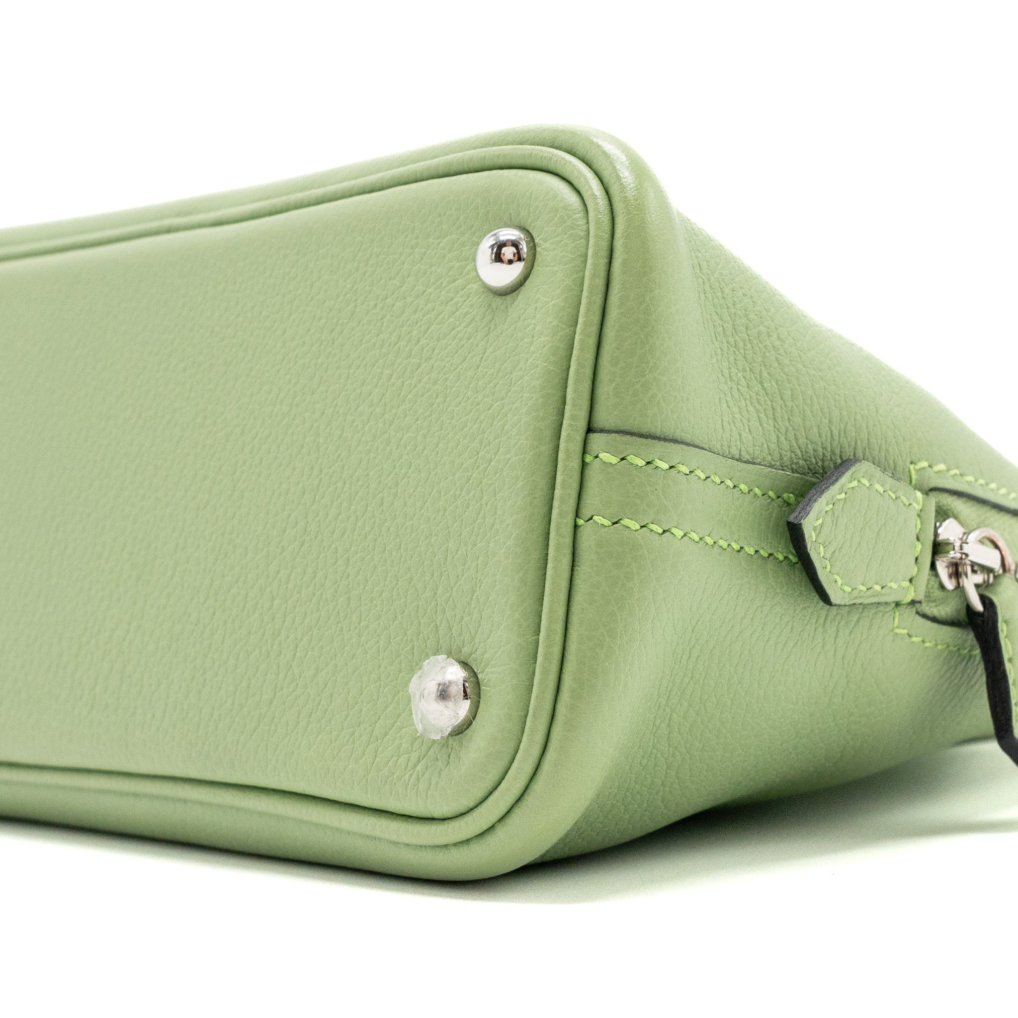 HERMES MINI BOLIDE EVERCOLOR VERT CRIQUET SHW