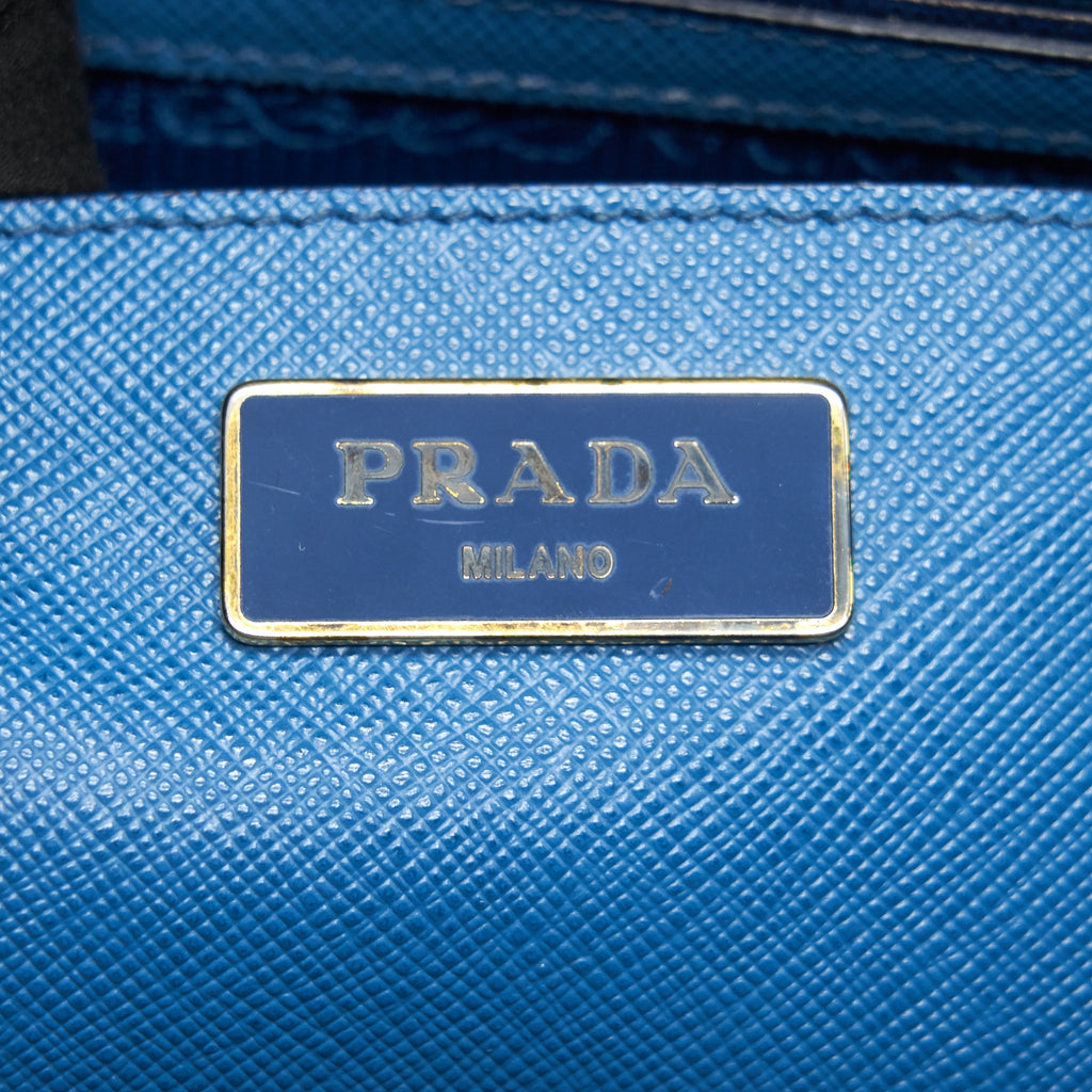PRADA SAFFIANO TOTE BAG BLUE & NAVY
