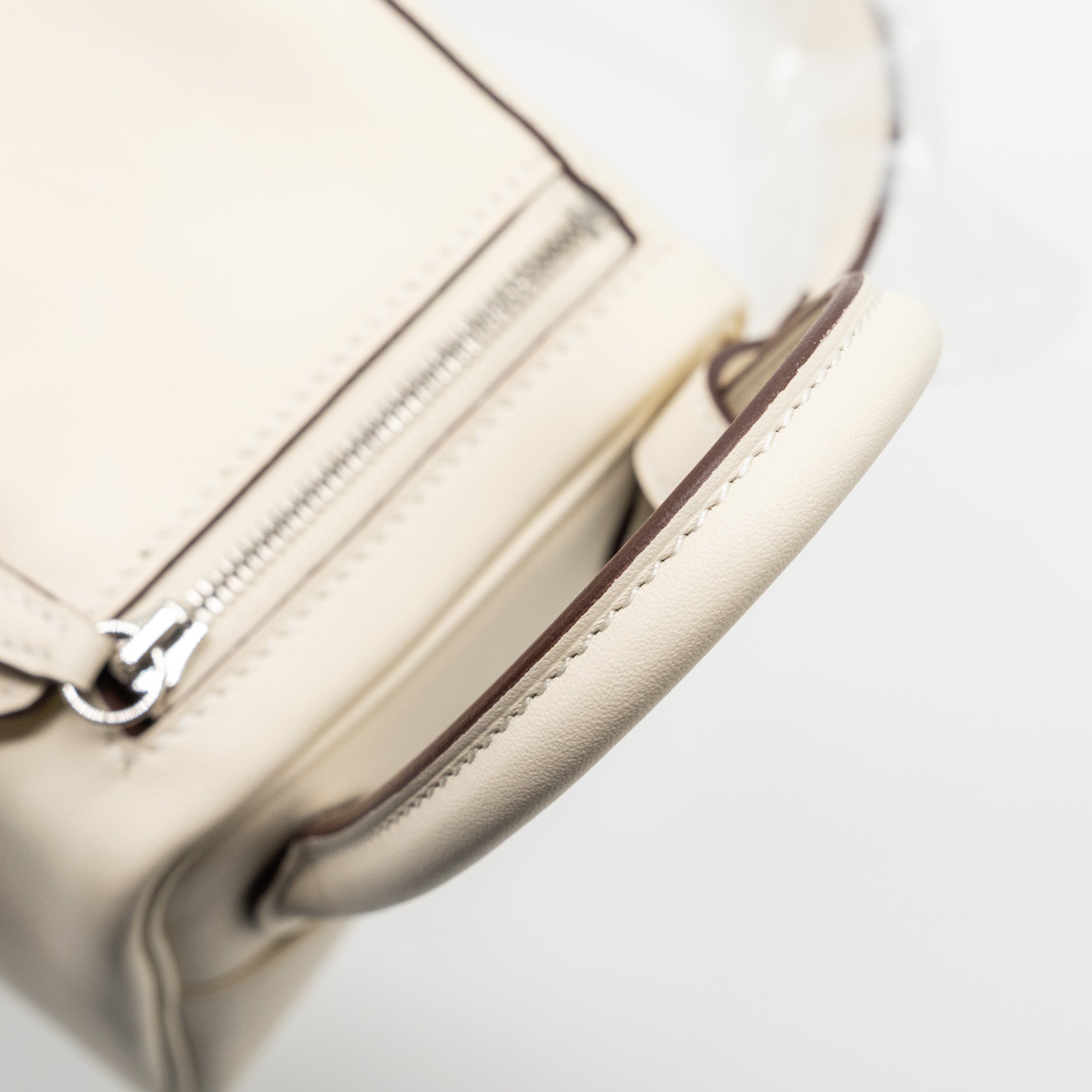HERMES MINI LINDY SWIFT NATA / LIME SHW