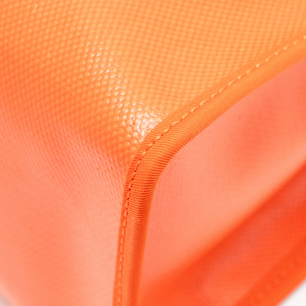 HERMES HERBAG31 ZIP BAG TOILE H BERLINE CANVAS / HUNTER CAPUCINE-ECRU-BEIGE / FAUVE SHW