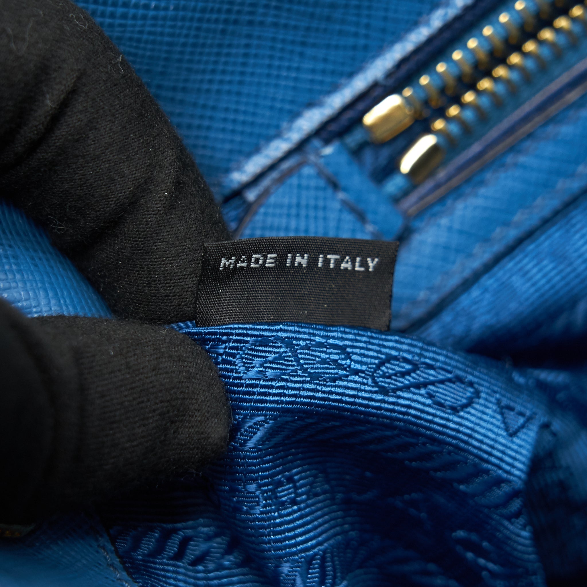 PRADA SAFFIANO TOTE BAG BLUE & NAVY