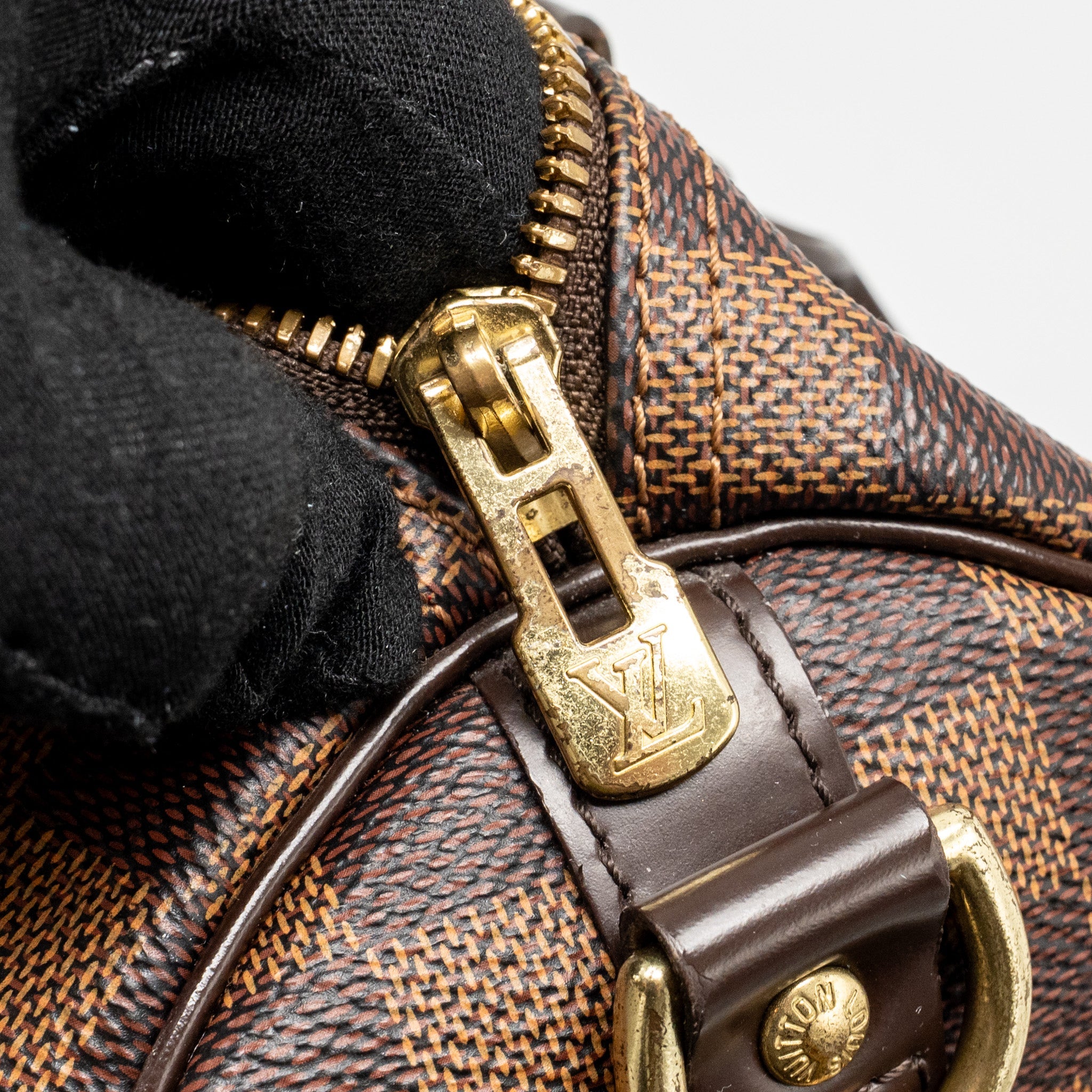 LOUIS VUITTON SPEEDY 25 DAMIER EBENE GHW