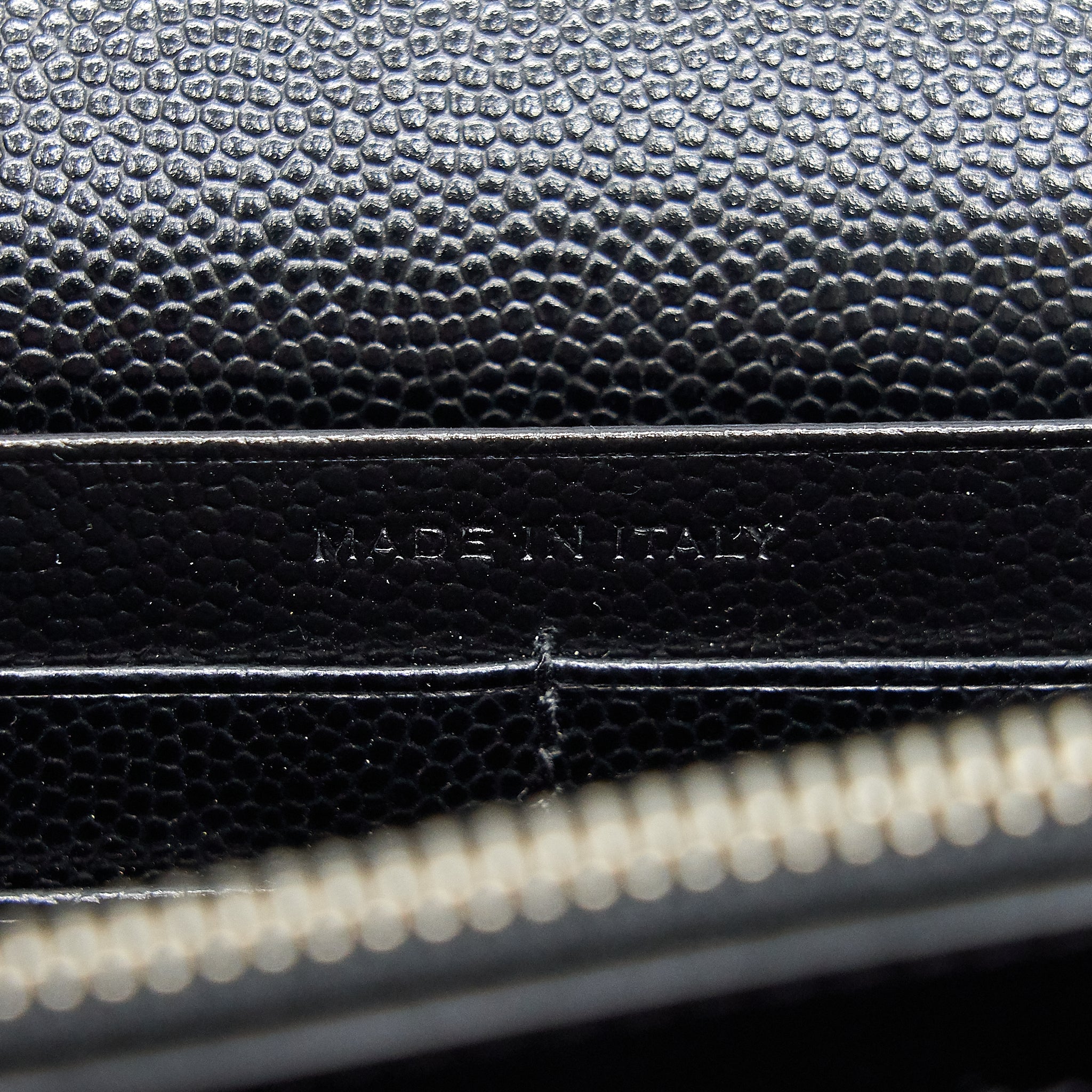 SAINT LAURENT ENVELOPE MONOGRAM WALLET ON CHAIN IN SHW