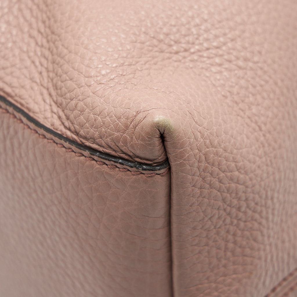 GUCCI SOHO CHAIN SHOULDER BAG LIGHT PINK GHW