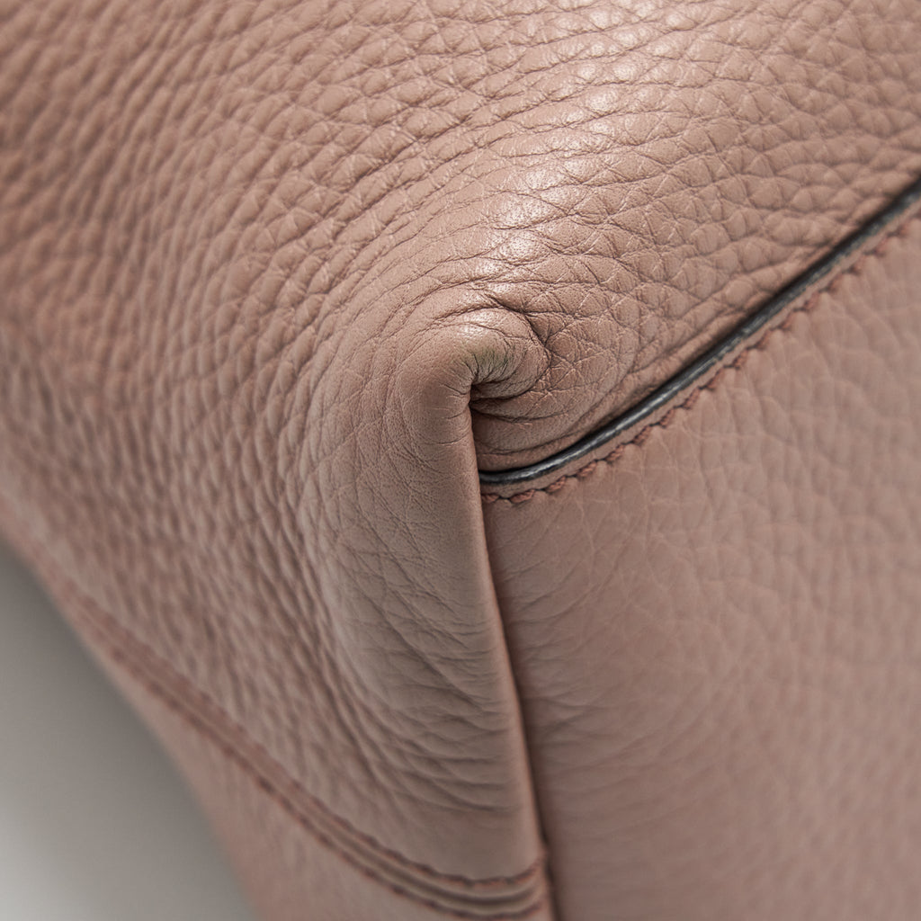 GUCCI SOHO CHAIN SHOULDER BAG LIGHT PINK GHW