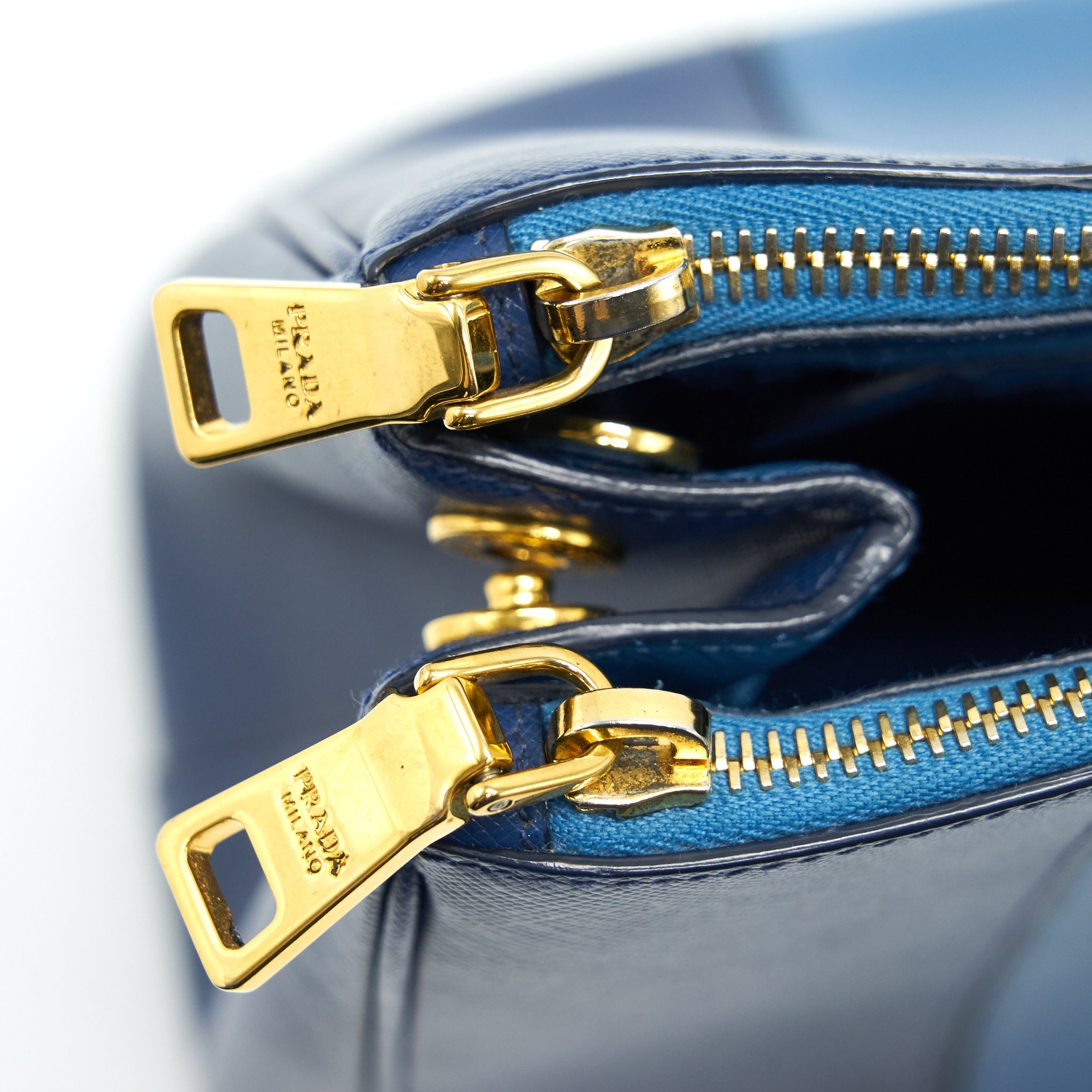 PRADA SAFFIANO TOTE BAG BLUE & NAVY