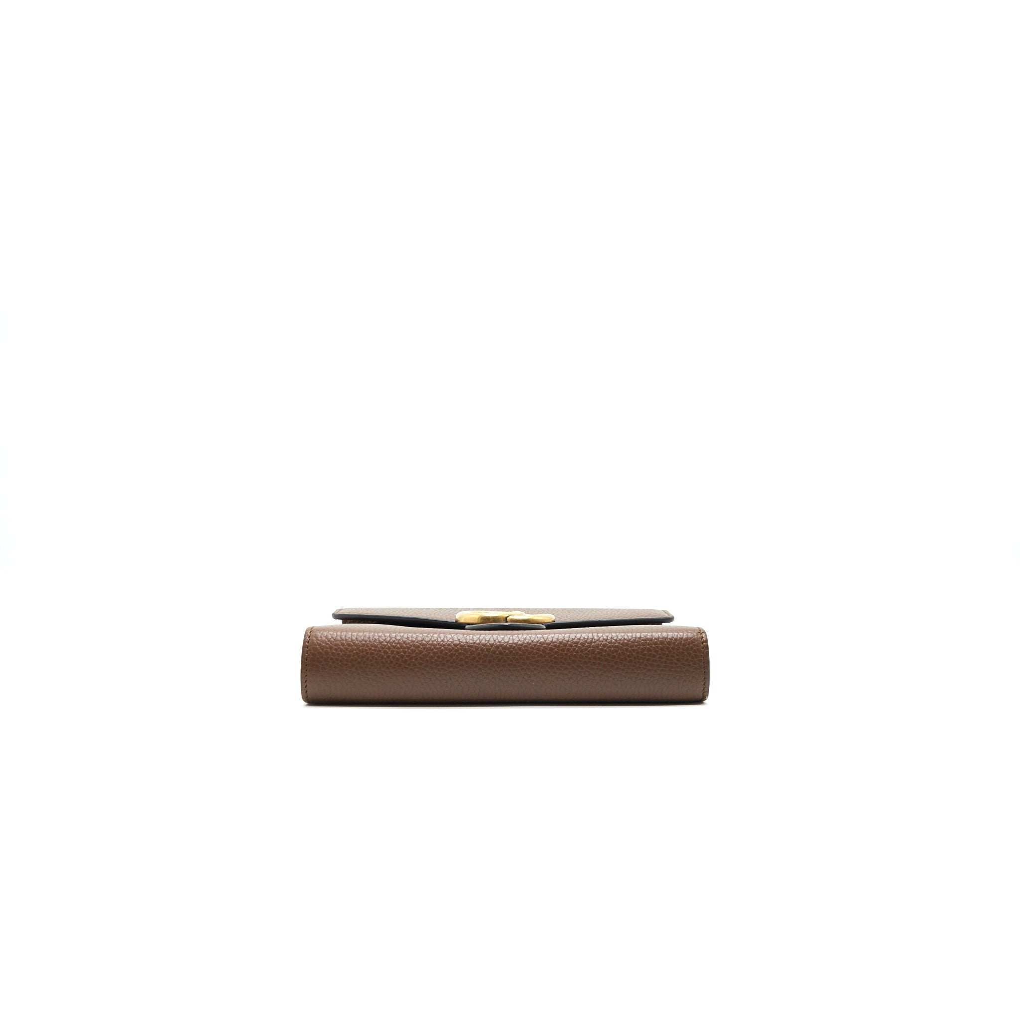 GUCCI GG MARMONT CHAIN WALLETS BROWN