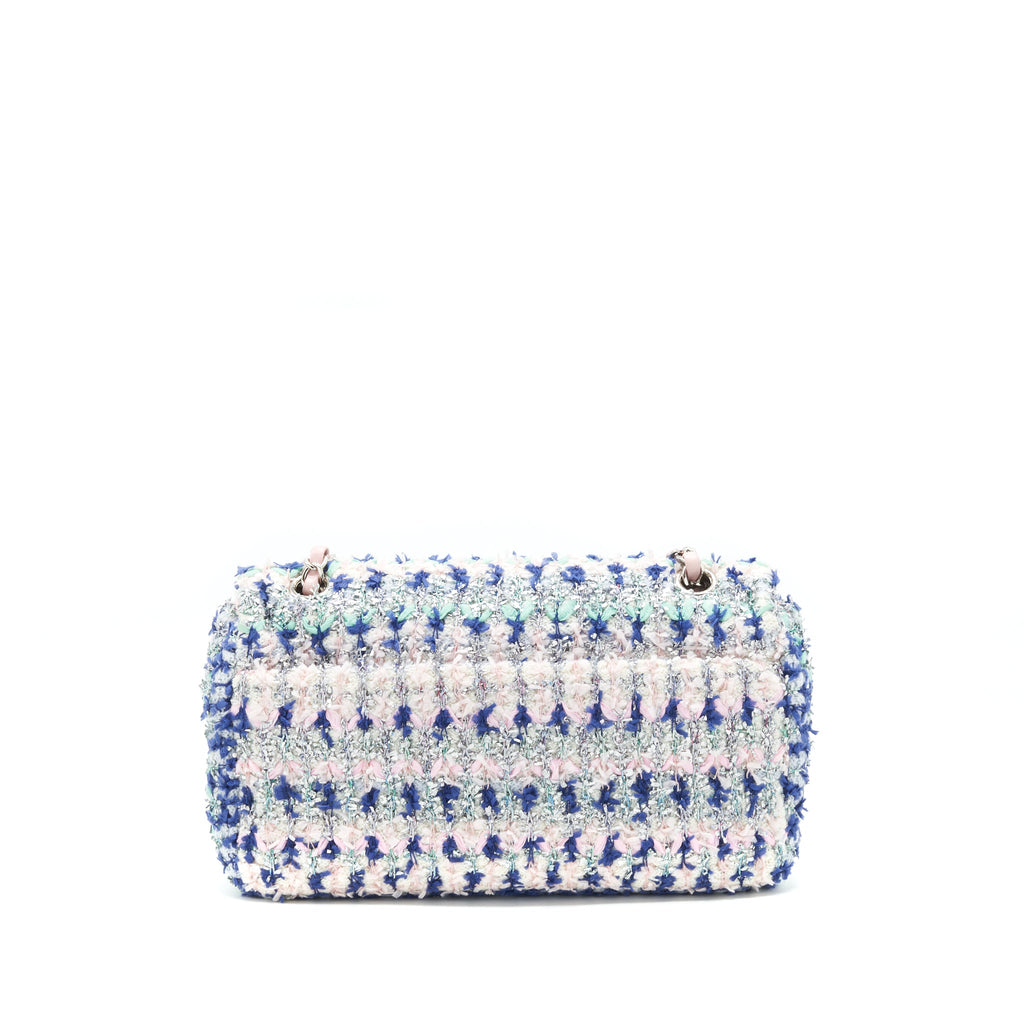 CHANEL TWEED CLASSIC FLAP BAG MULTI COLOUR SHW
