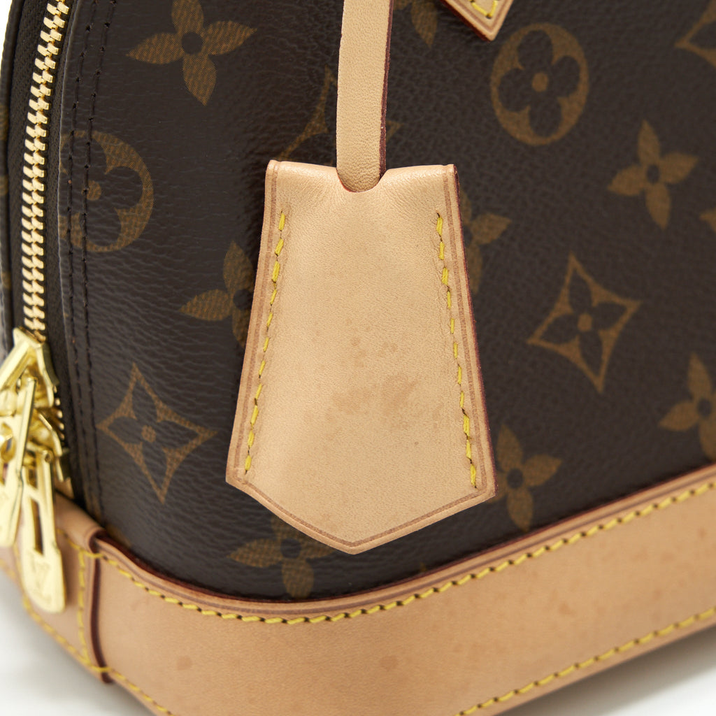 LOUIS VUITTON ALMA BB MONOGRAM CANVAS GHW