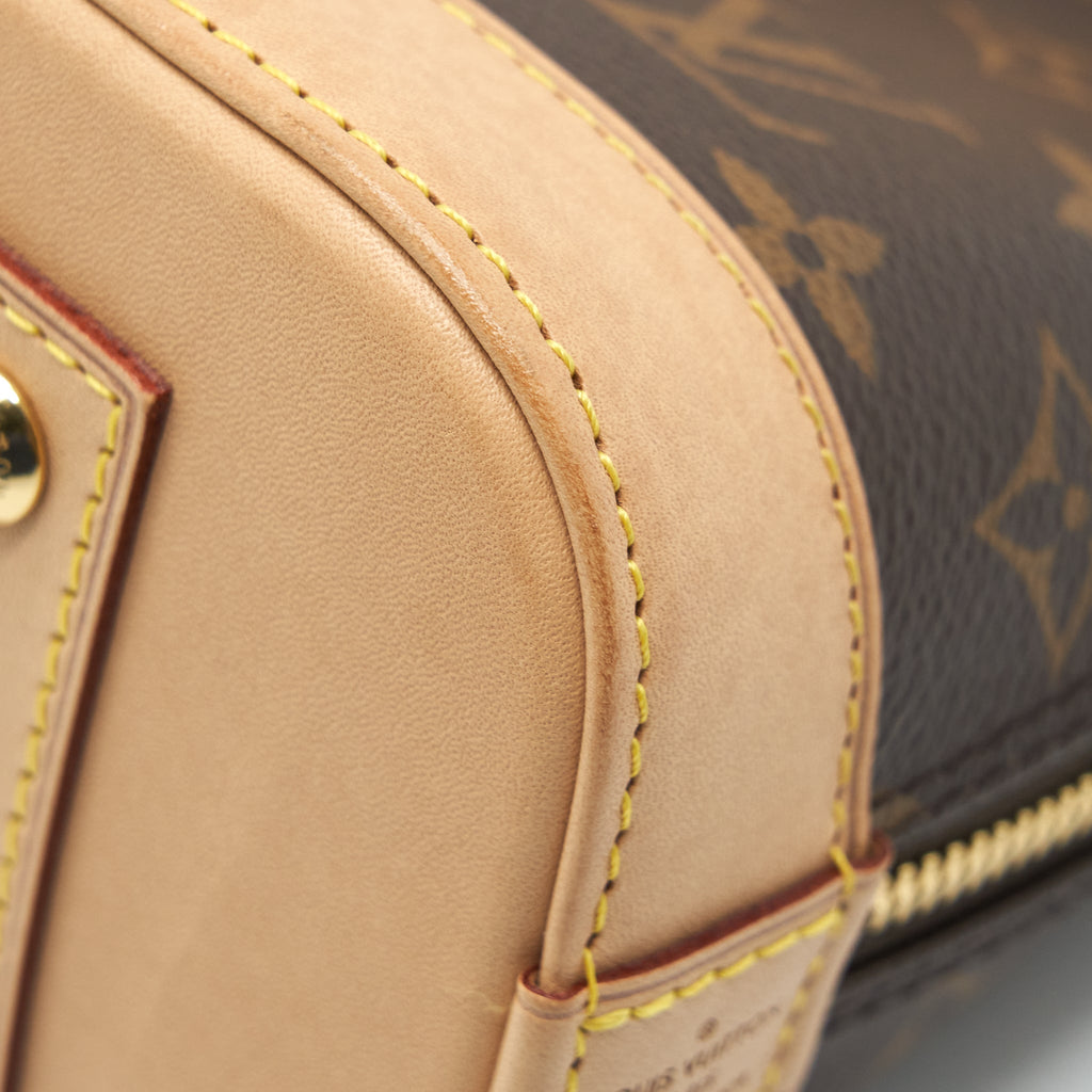 LOUIS VUITTON ALMA BB MONOGRAM CANVAS GHW