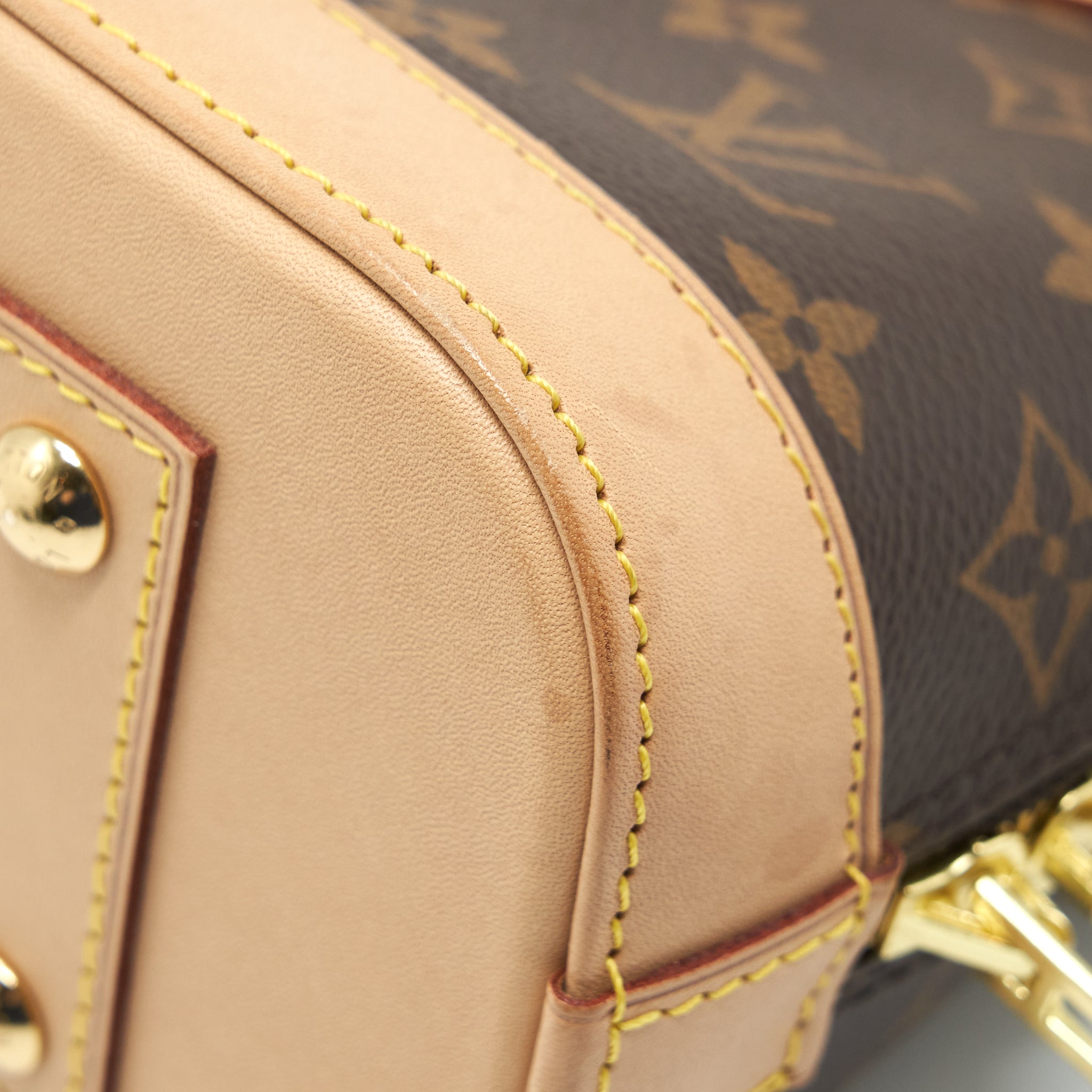 LOUIS VUITTON ALMA BB MONOGRAM CANVAS GHW