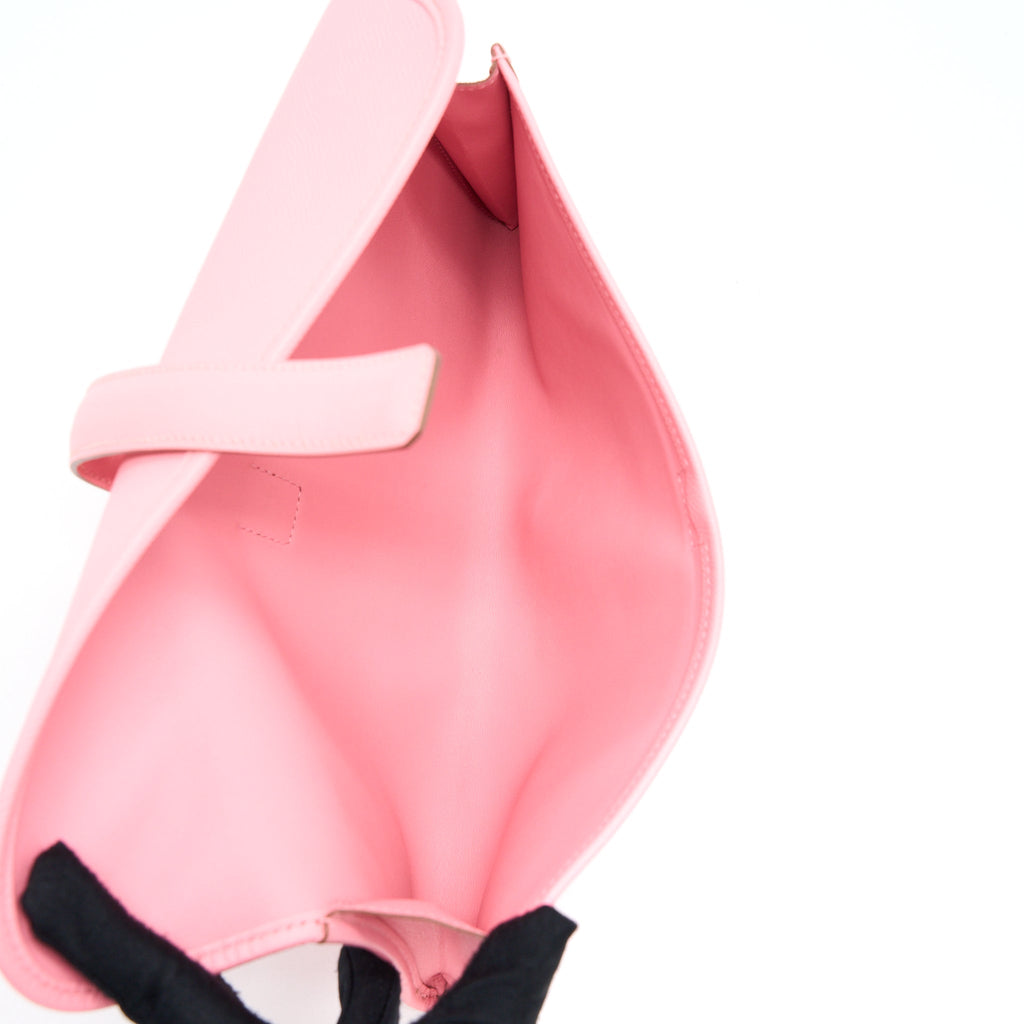 HERMES JIGE ELAN 29 CLUTCH EPSOM ROSE CONFETTI
