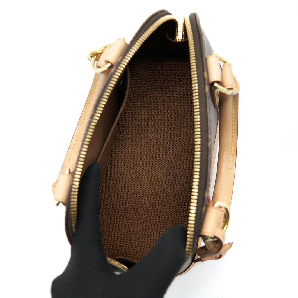 LOUIS VUITTON ALMA BB MONOGRAM CANVAS GHW