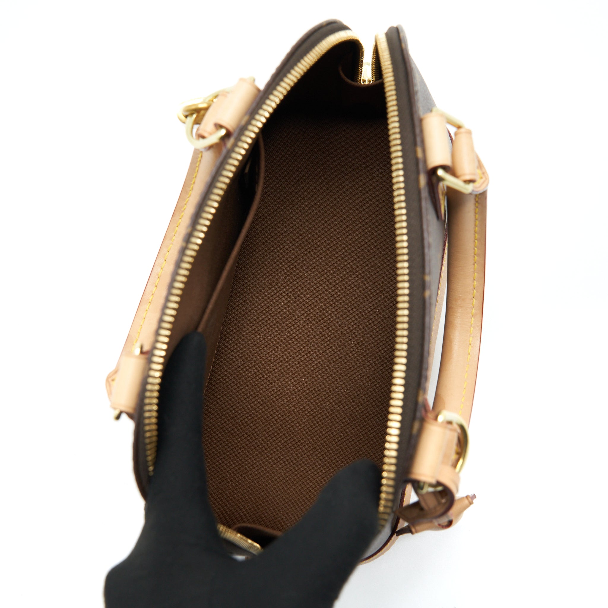 LOUIS VUITTON ALMA BB MONOGRAM CANVAS GHW