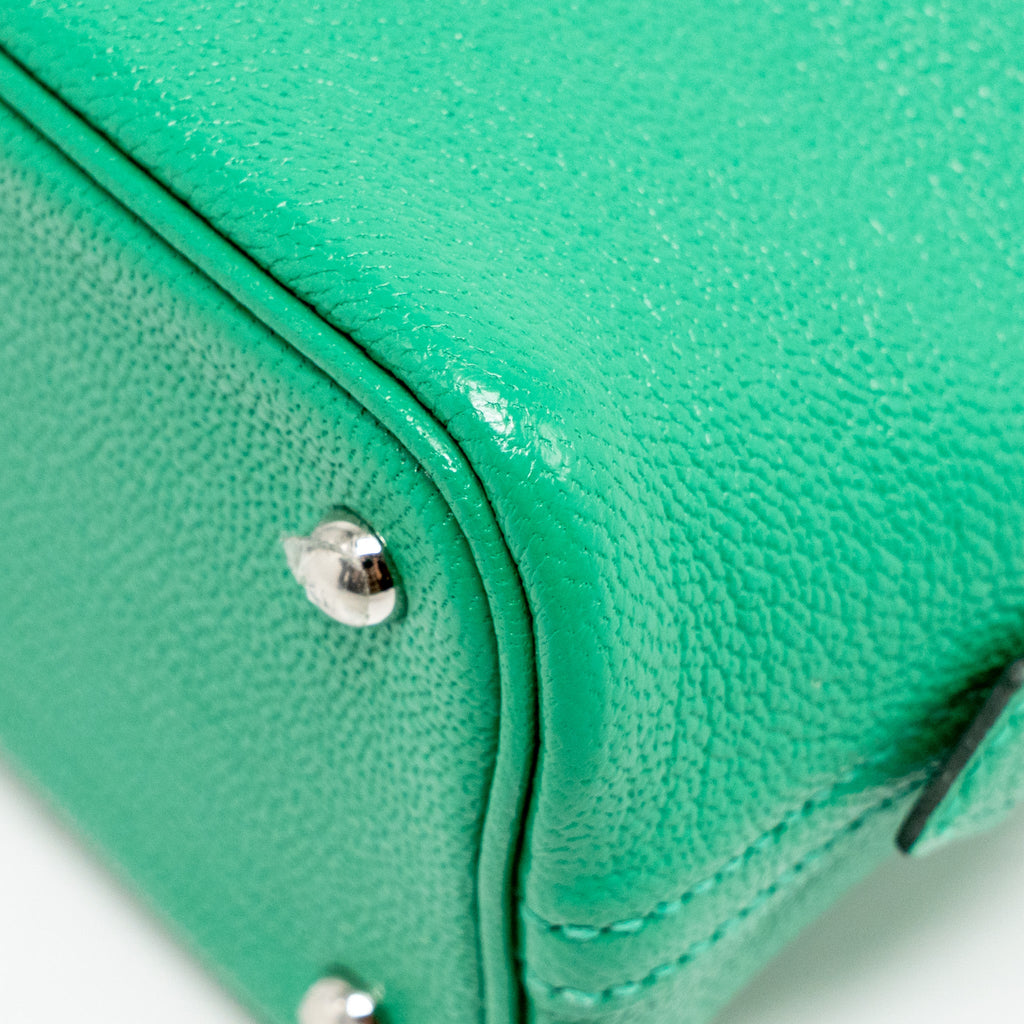 HERMES MINI BOLIDE CHÈVRE MYSORE 6W MENTHE SHW