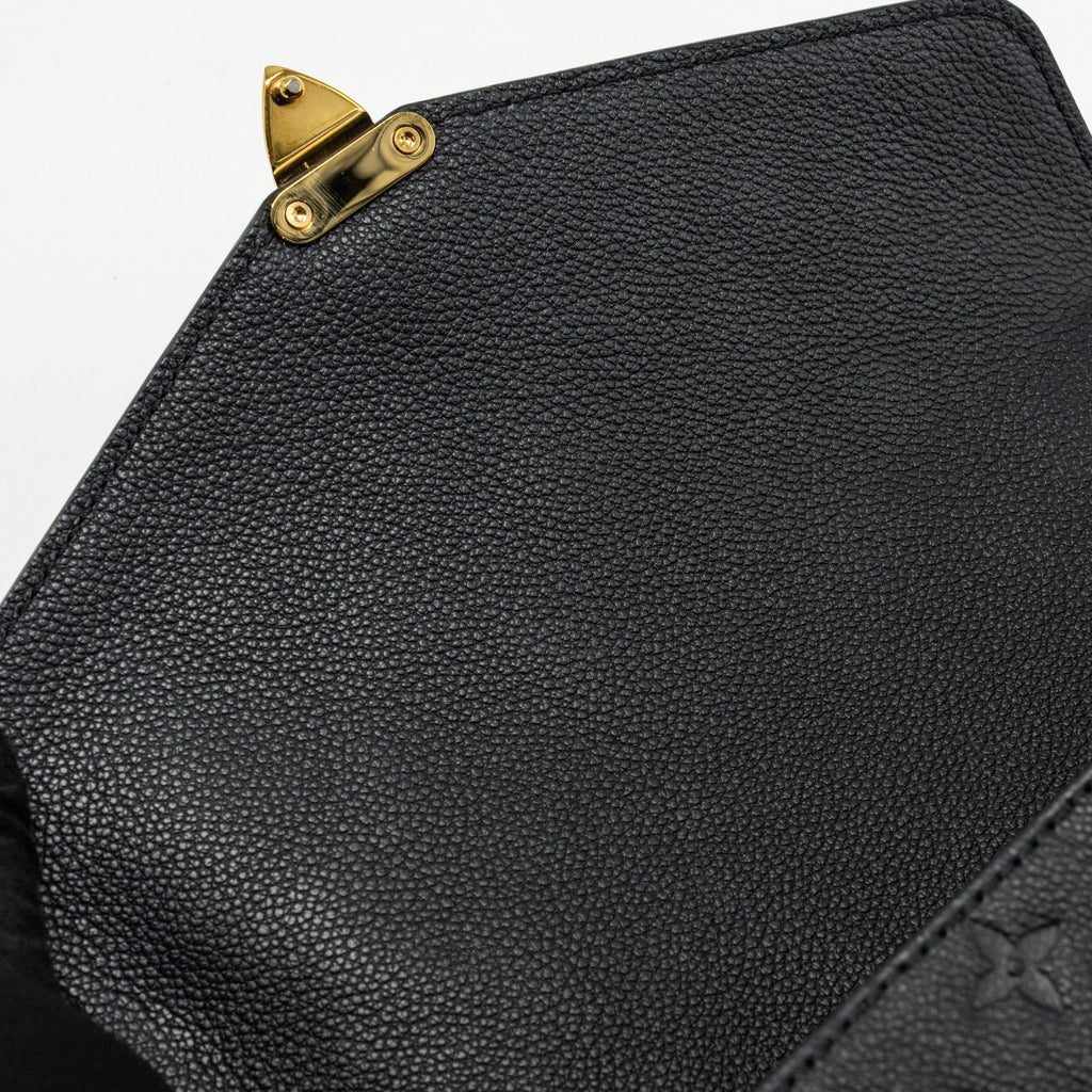 LOUIS VUITTON POCHETTE METIS MONOGRAM EMPREINTE BLACK GHW