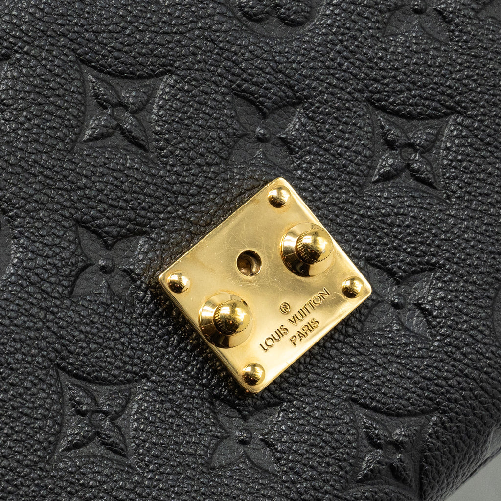 LOUIS VUITTON POCHETTE METIS MONOGRAM EMPREINTE BLACK GHW