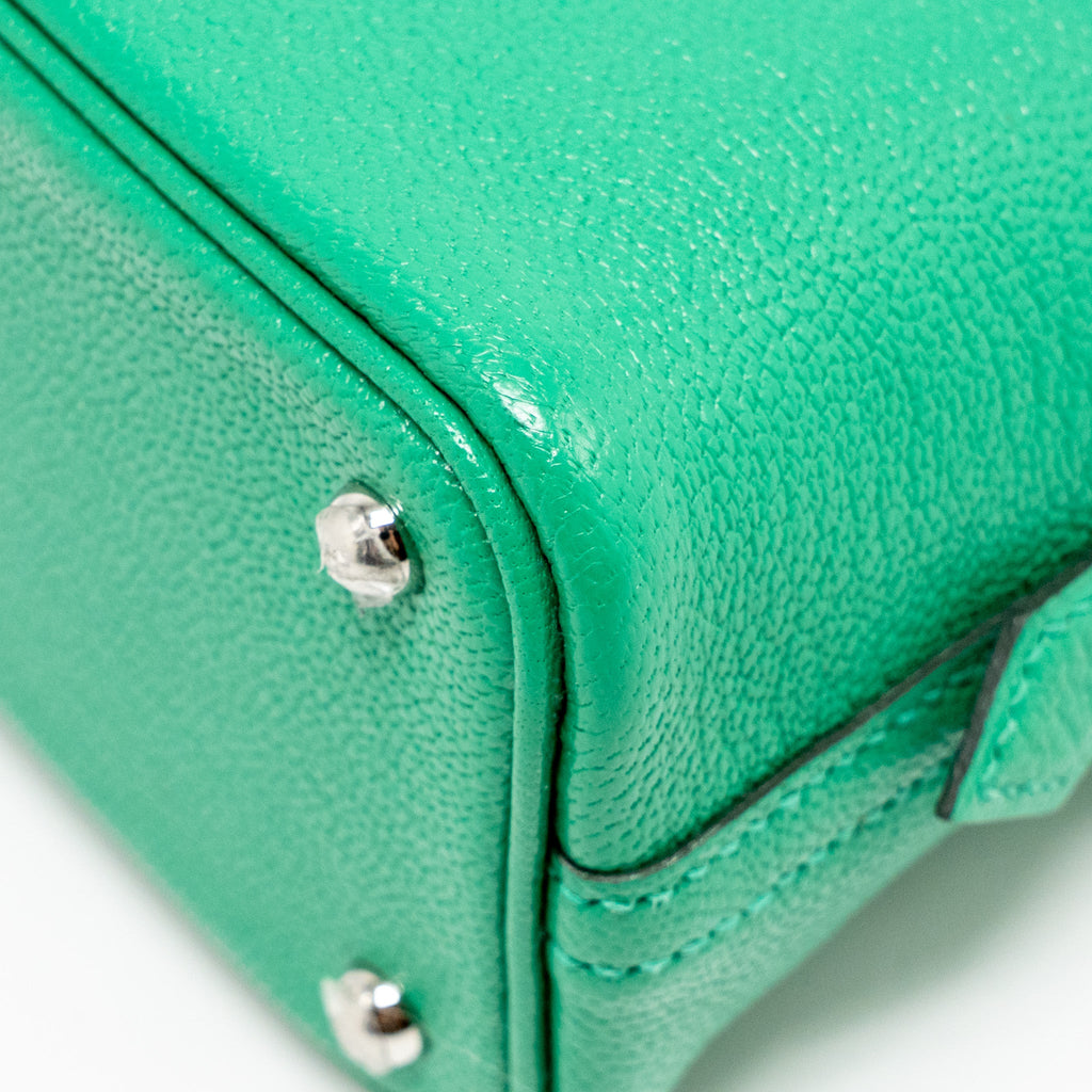 HERMES MINI BOLIDE CHÈVRE MYSORE 6W MENTHE SHW