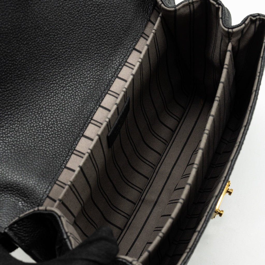 LOUIS VUITTON POCHETTE METIS MONOGRAM EMPREINTE BLACK GHW