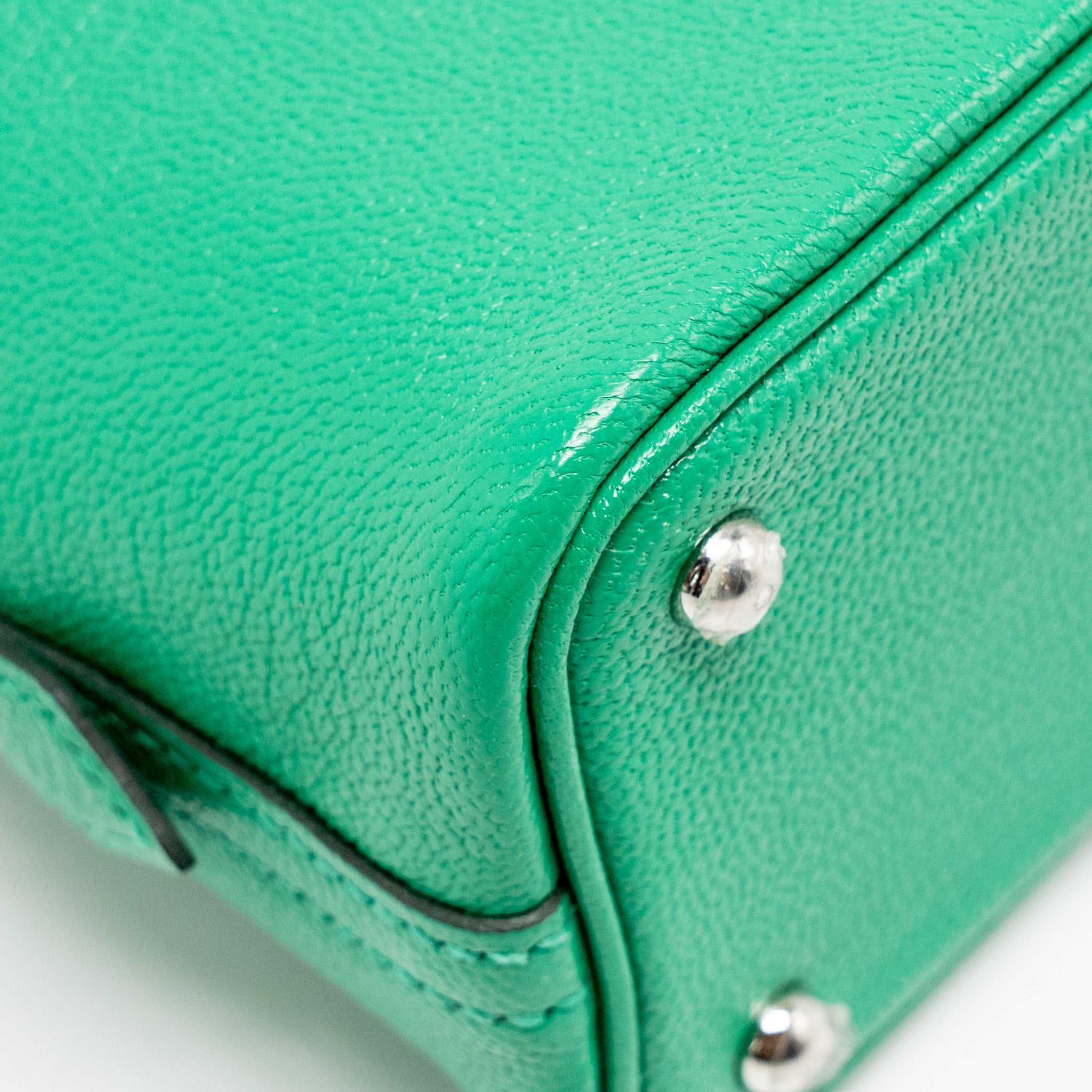 HERMES MINI BOLIDE CHÈVRE MYSORE 6W MENTHE SHW