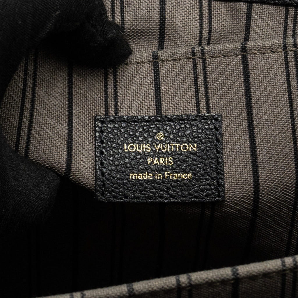 LOUIS VUITTON POCHETTE METIS MONOGRAM EMPREINTE BLACK GHW