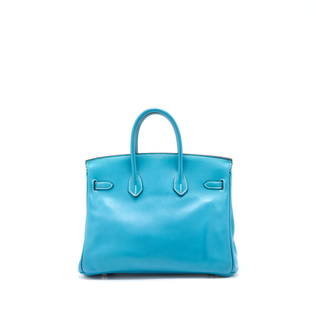 HERMES BIRKIN 25 SWIFT BLUE JEANS SHW