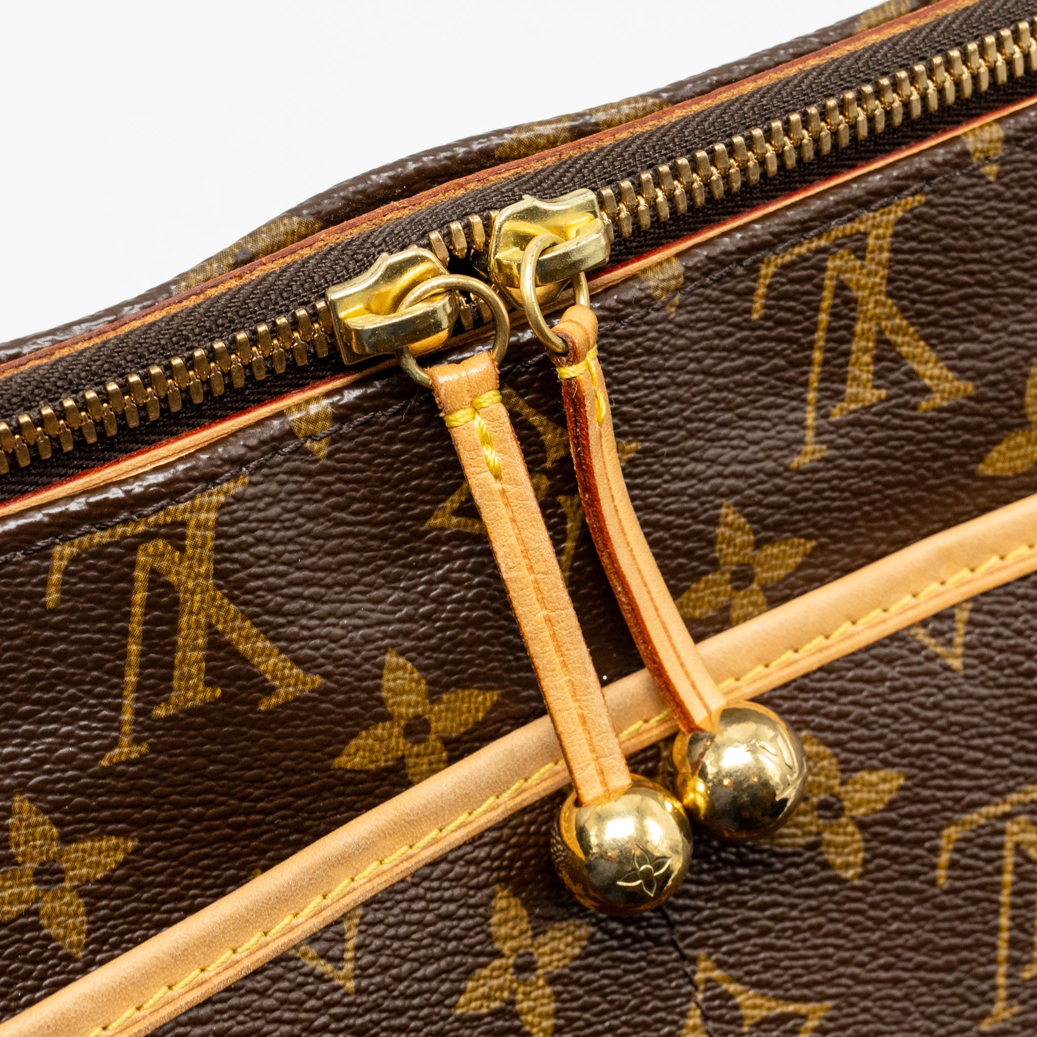 LOUIS VUITTON POPINCOURT LONG SHOULDER BAG MONOGRAM CANVAS GHW