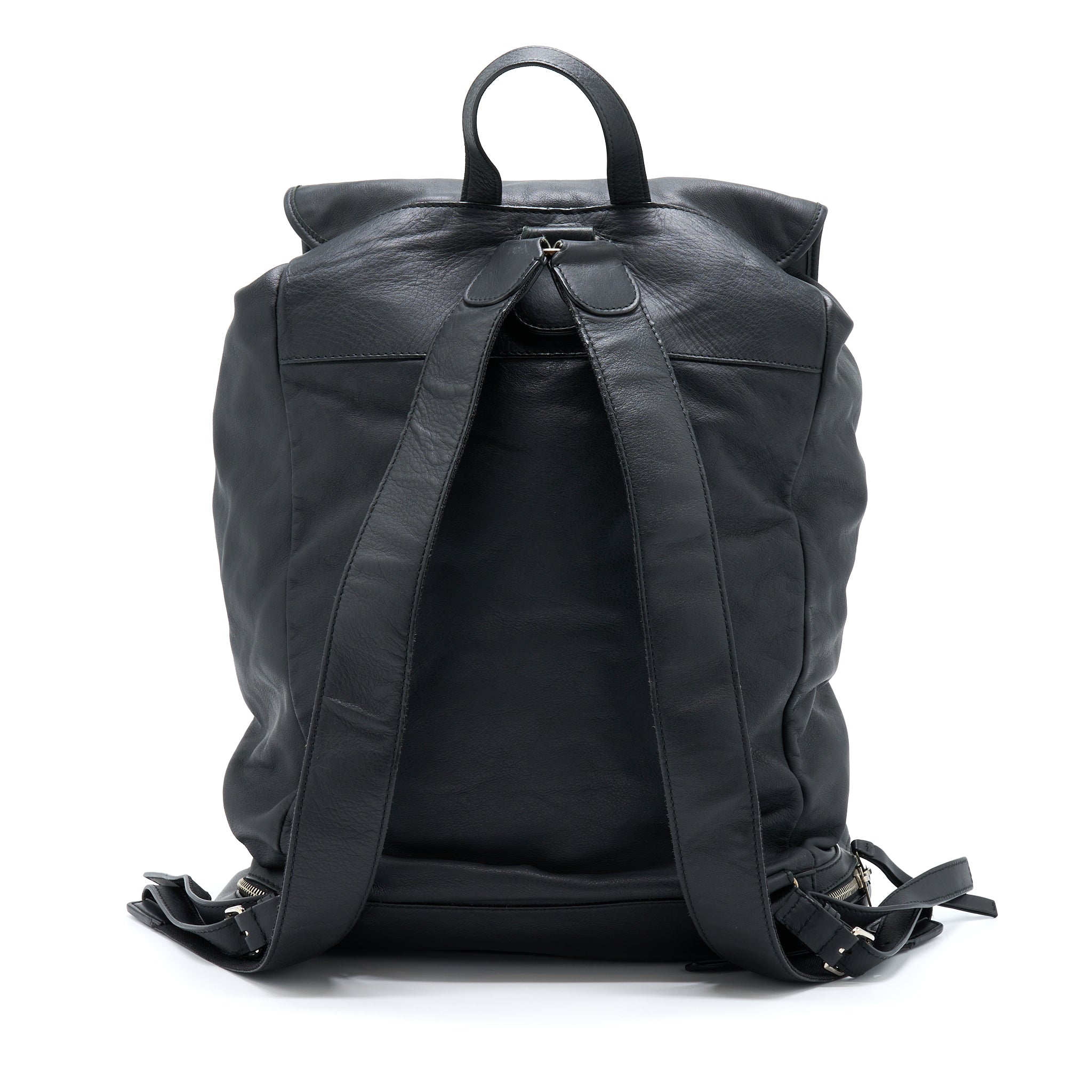 BALENCIAGA BACKPACK CALFSKIN BLACK SHW
