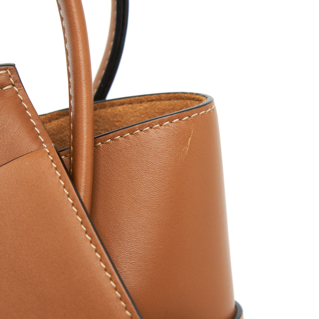 BOTTEGA VENETA ARCO BAG CALFSKIN WOOD