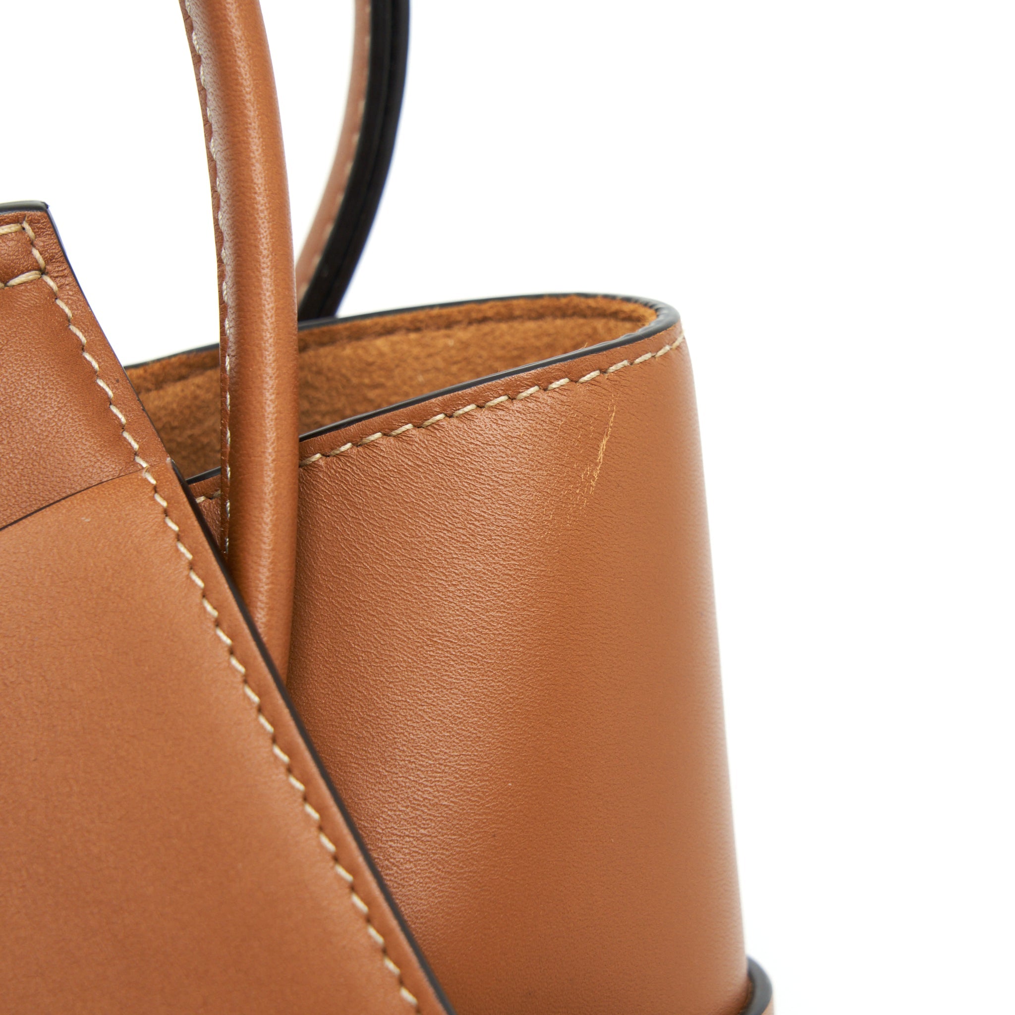BOTTEGA VENETA ARCO BAG CALFSKIN WOOD