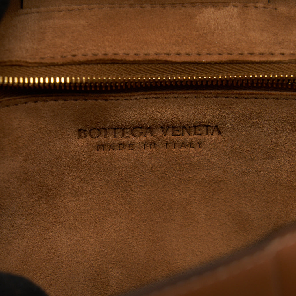 BOTTEGA VENETA ARCO BAG CALFSKIN WOOD