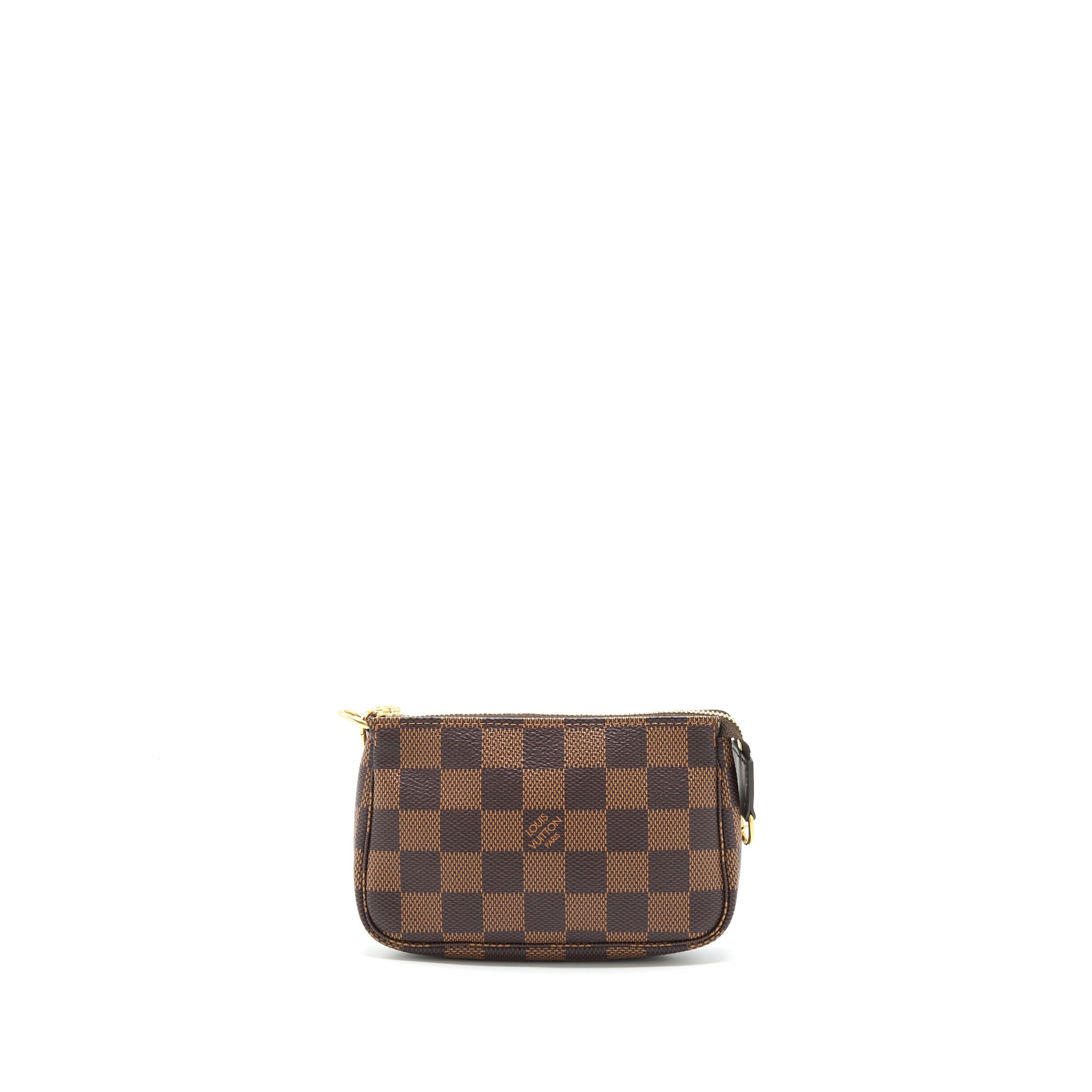 LOUIS VUITTON MINI POCHETTE ACCESSORIES DAMIER EBENE CANVAS