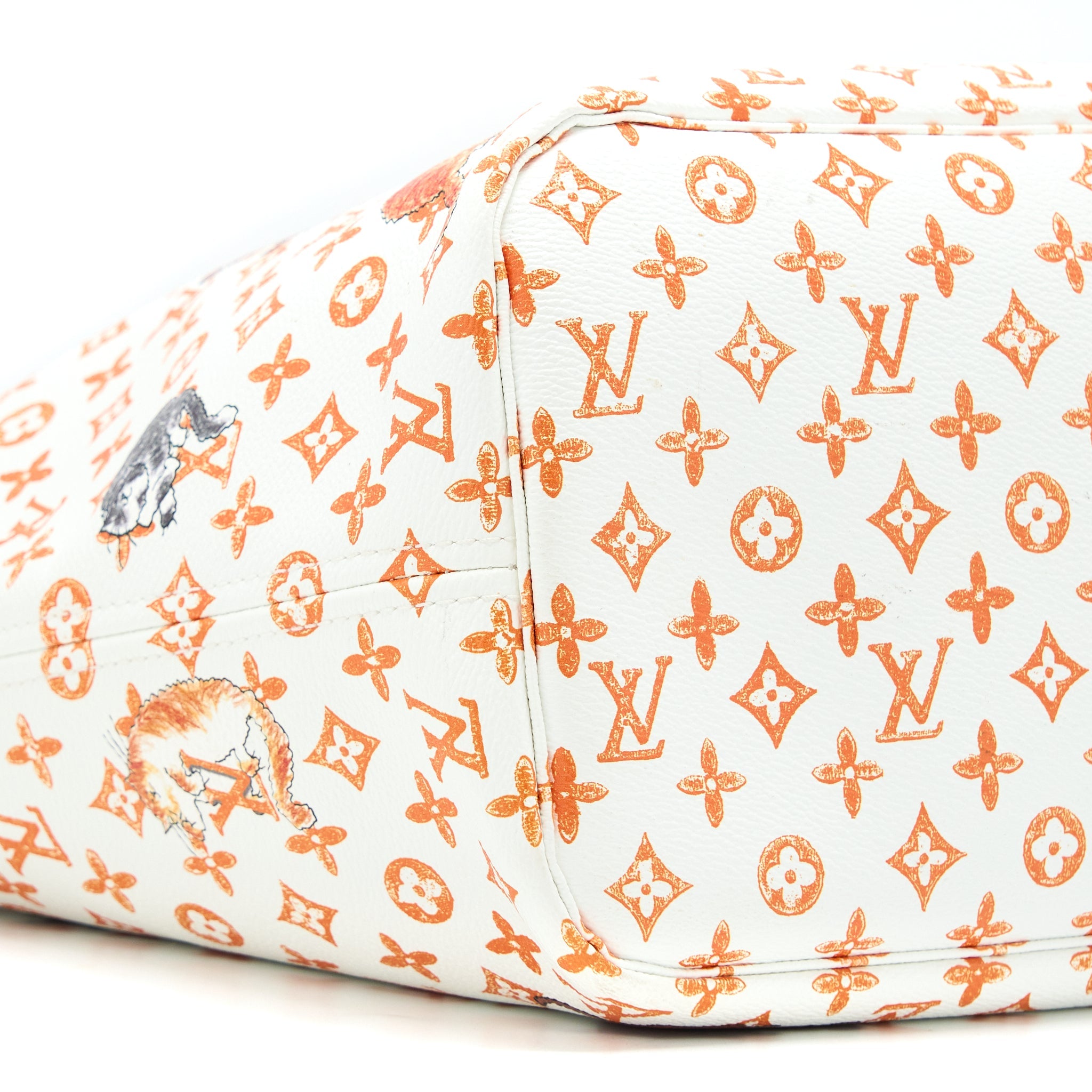 LOUIS VUITTON GRACE CODDINGTON CATOGRAM NEVERFULL MM CANVAS GHW