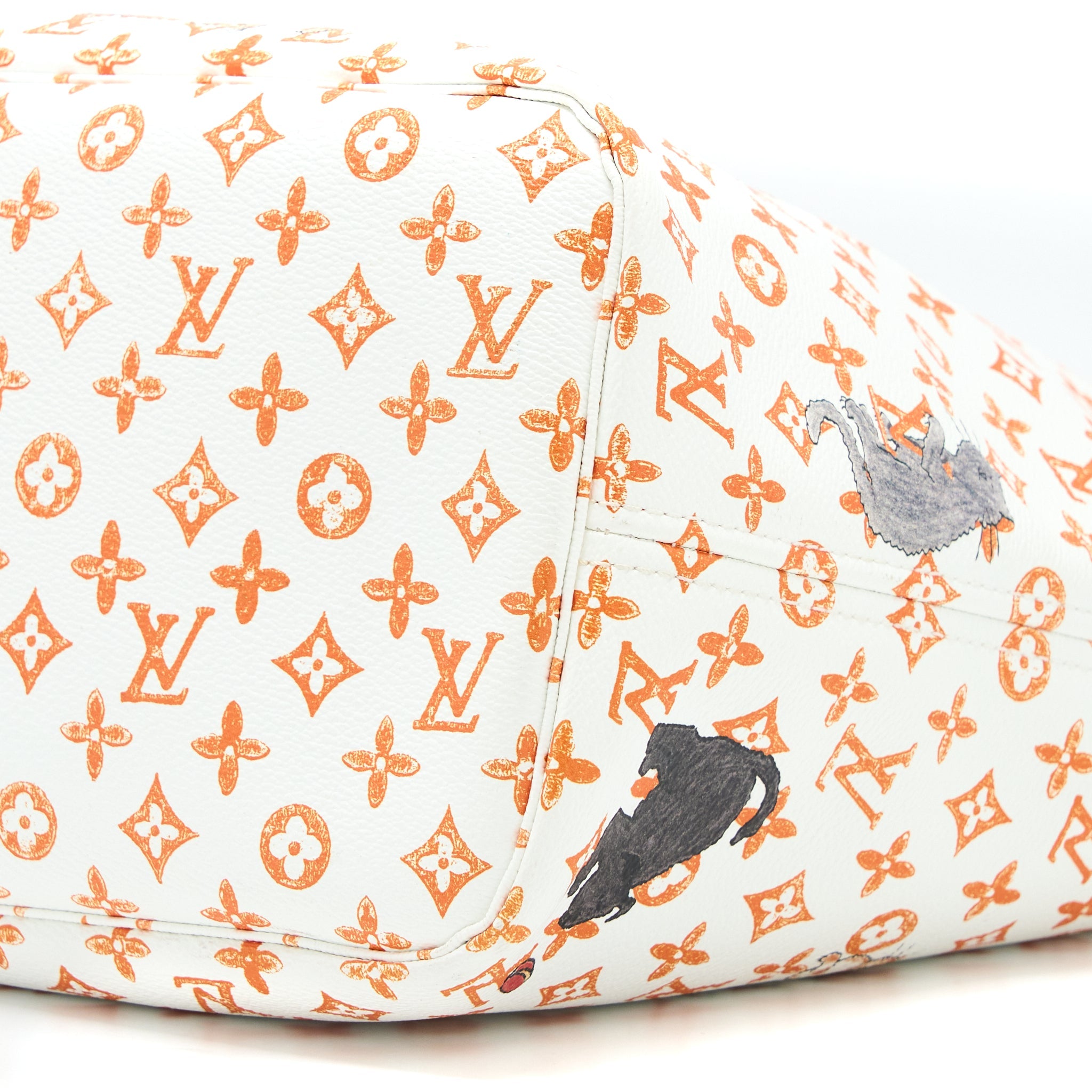 LOUIS VUITTON GRACE CODDINGTON CATOGRAM NEVERFULL MM CANVAS GHW