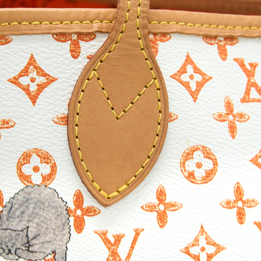 LOUIS VUITTON GRACE CODDINGTON CATOGRAM NEVERFULL MM CANVAS GHW