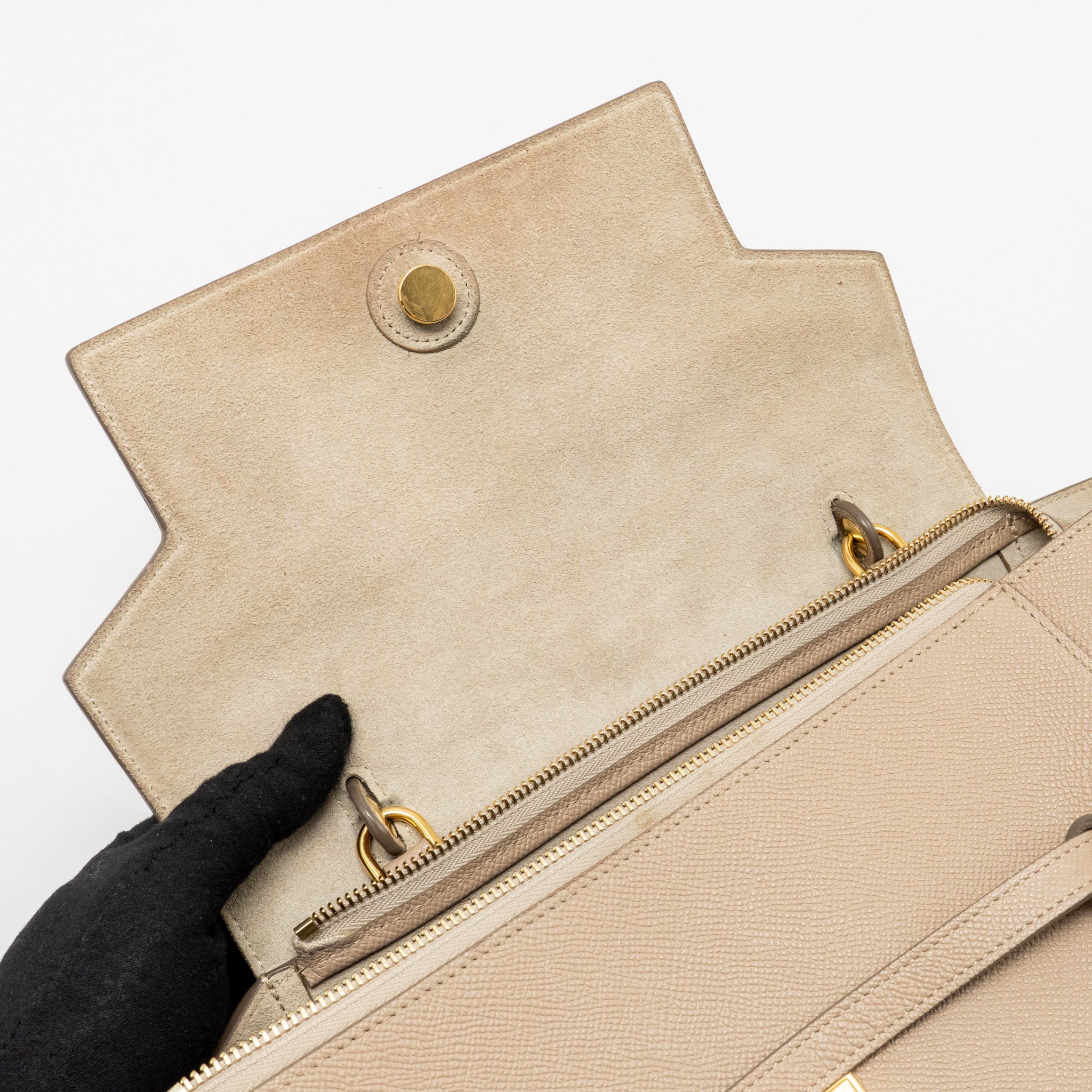 CELINE MINI BELT BAG CALFSKIN LIGHT TAUPE GHW