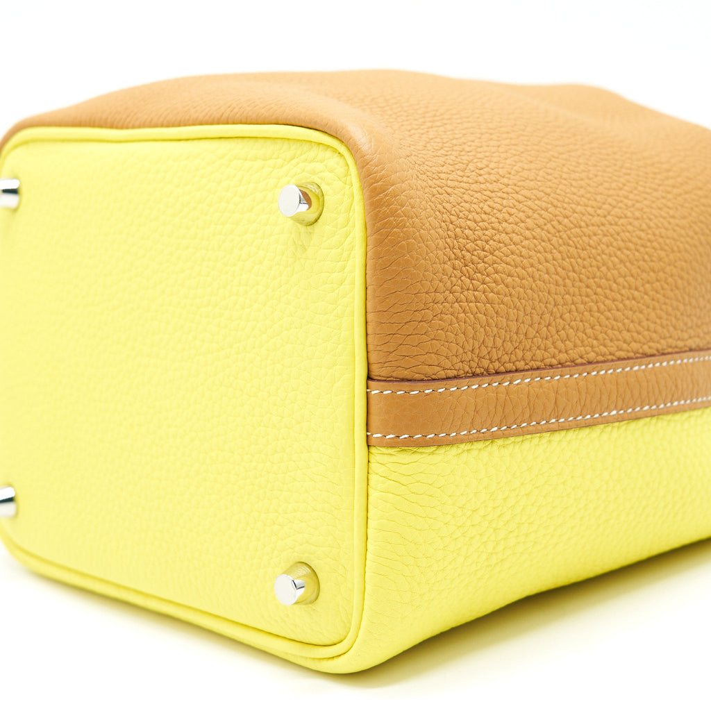 HERMES PICOTIN LOCK 18 BAG LIME/ SESAME