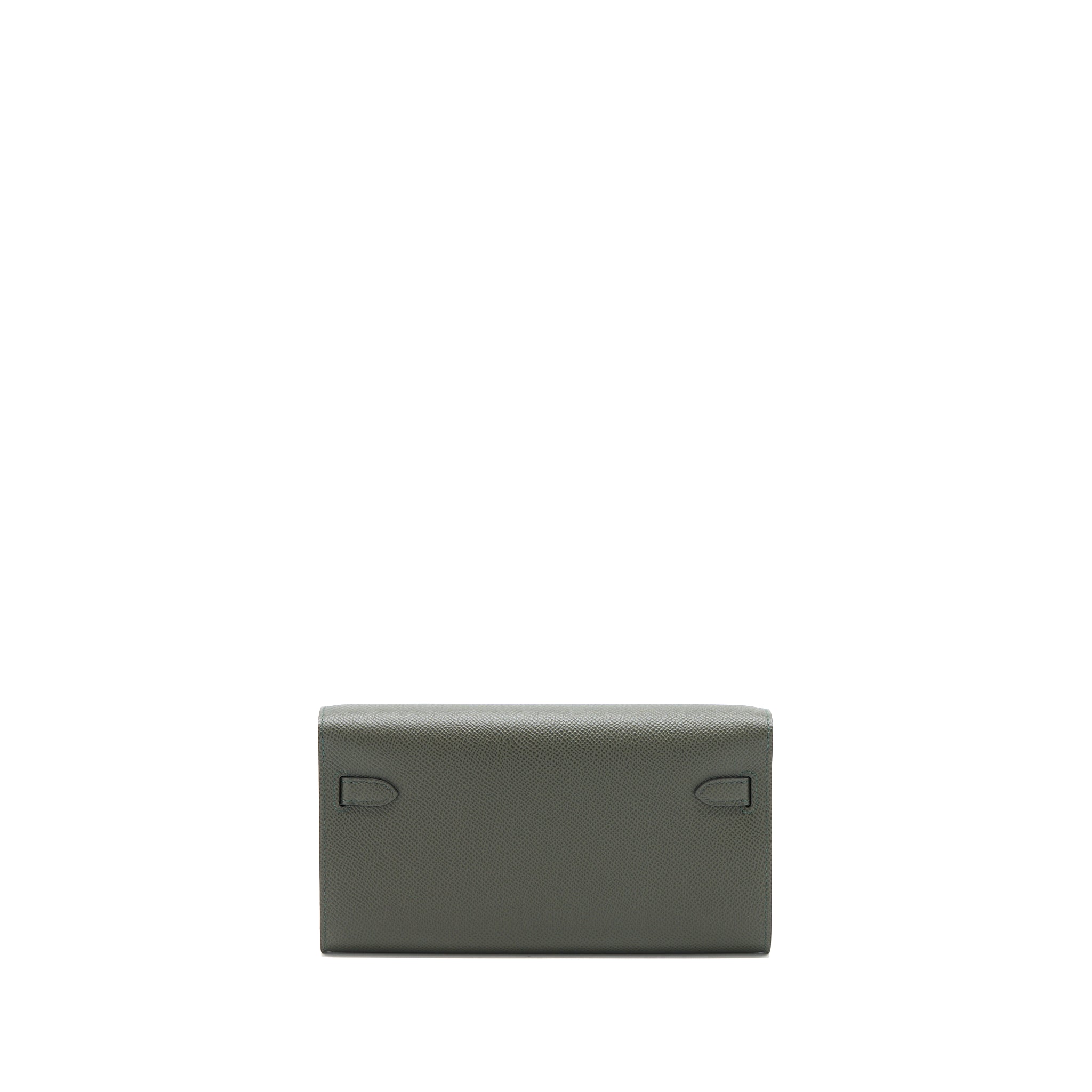 HERMES CLASSIC KELLY TO GO EPSOM C6 VERT DE GRIS GHW