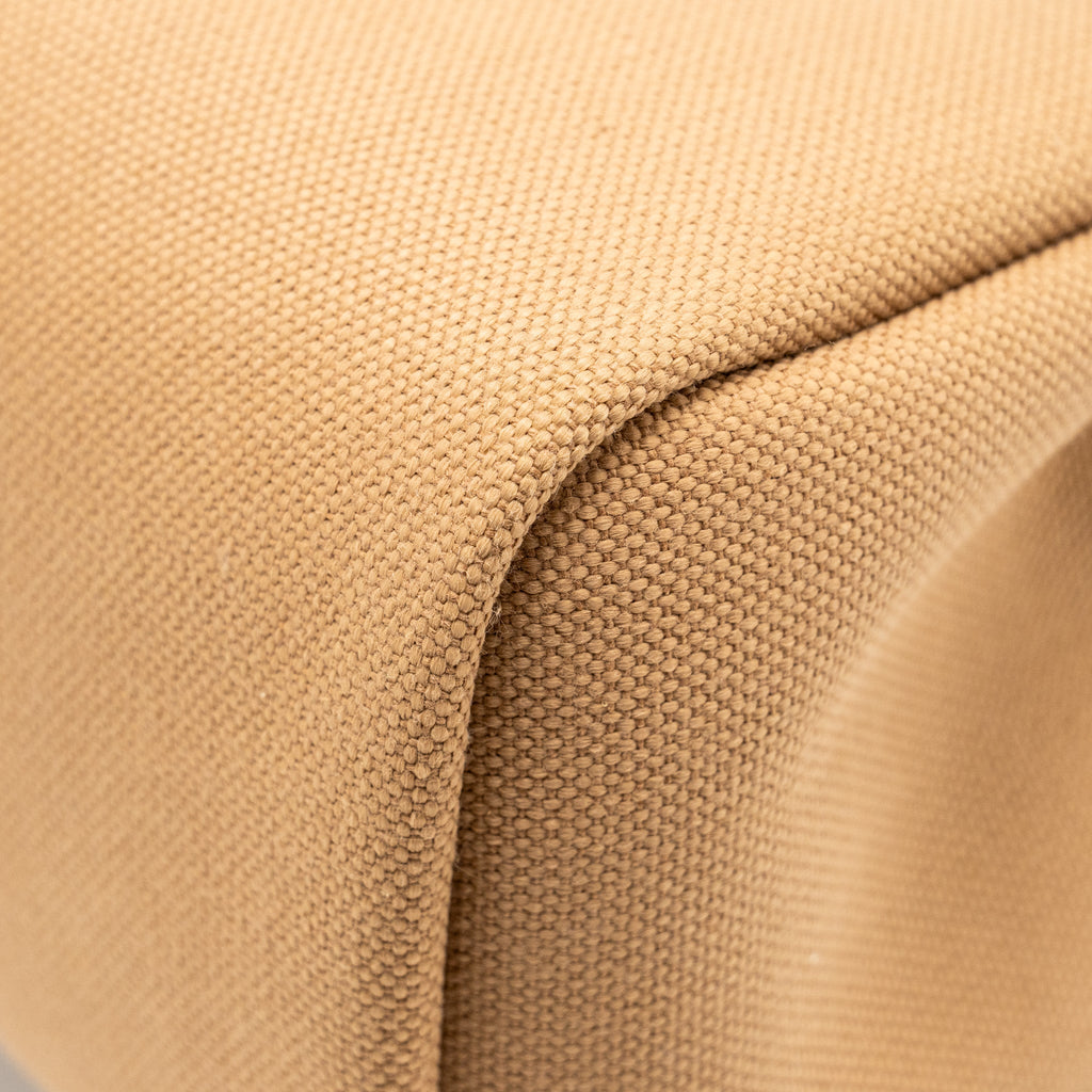HERMES HERBAG 31 ZIP BAG CANVAS/VACHE HUNTER CHAI / FAUVE GHW