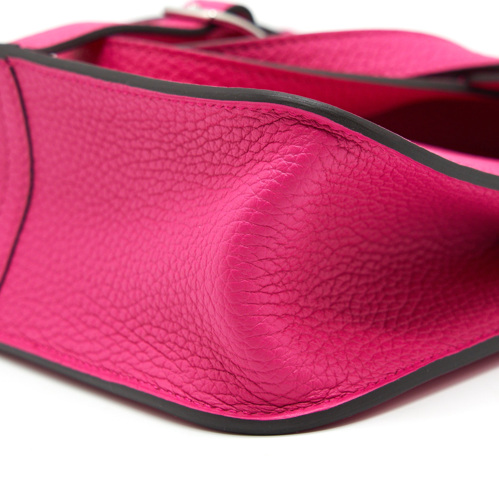 HERMES HALZAN 25 BAG ROSE SHOCKING/ FRAMBOISE
