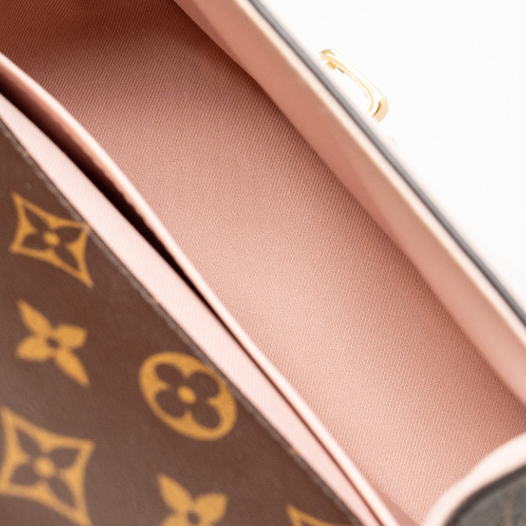 LOUIS VUITTON CHERRYWOOD BB SHOULDER BAG PATENT / MONOGRAM CANVAS LIGHT PINK GHW
